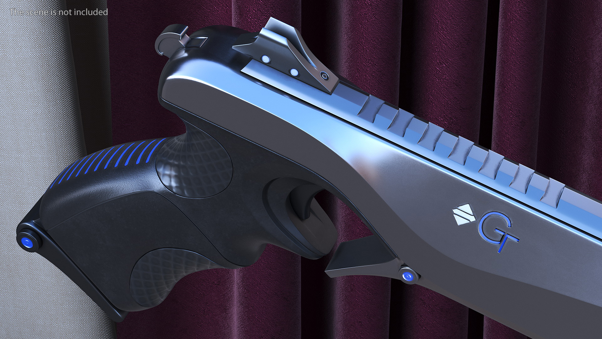 Futuristic Sci Fi Pistol 3D model