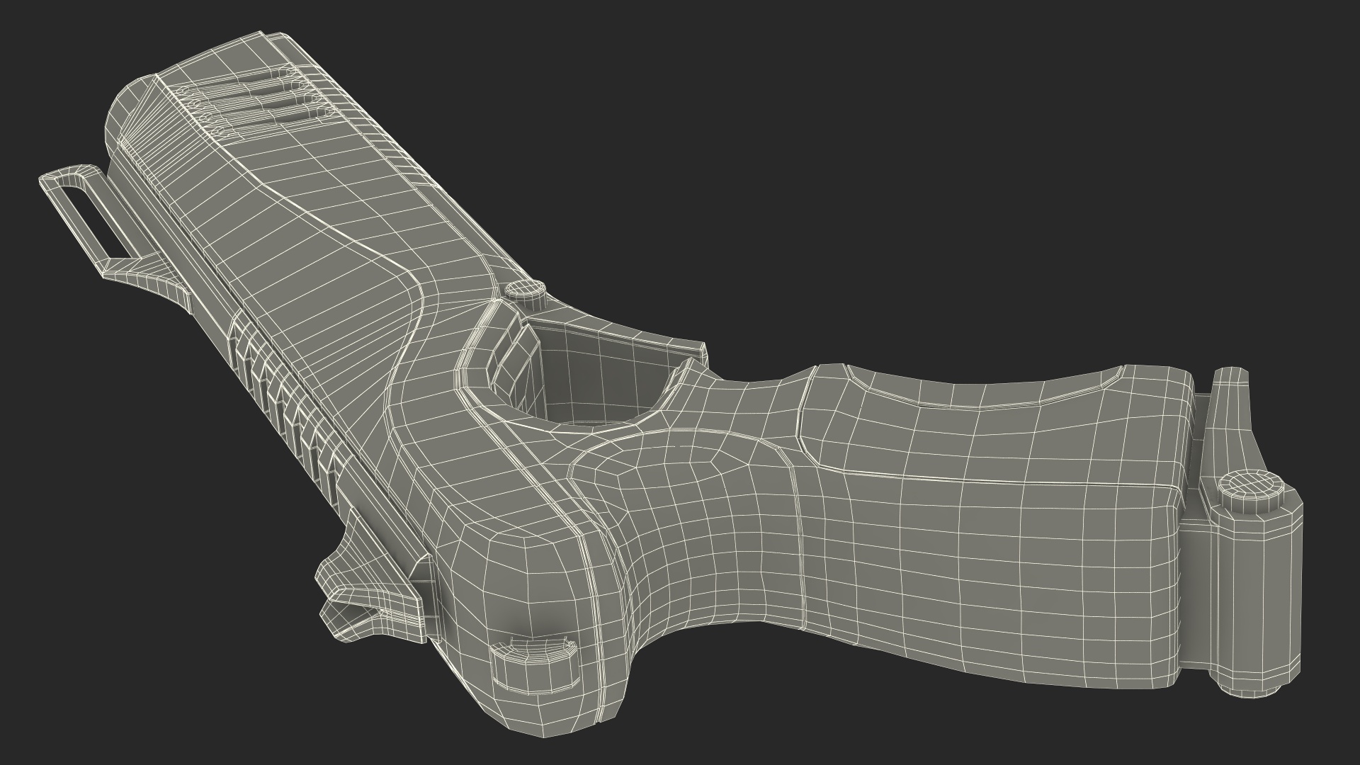 Futuristic Sci Fi Pistol 3D model