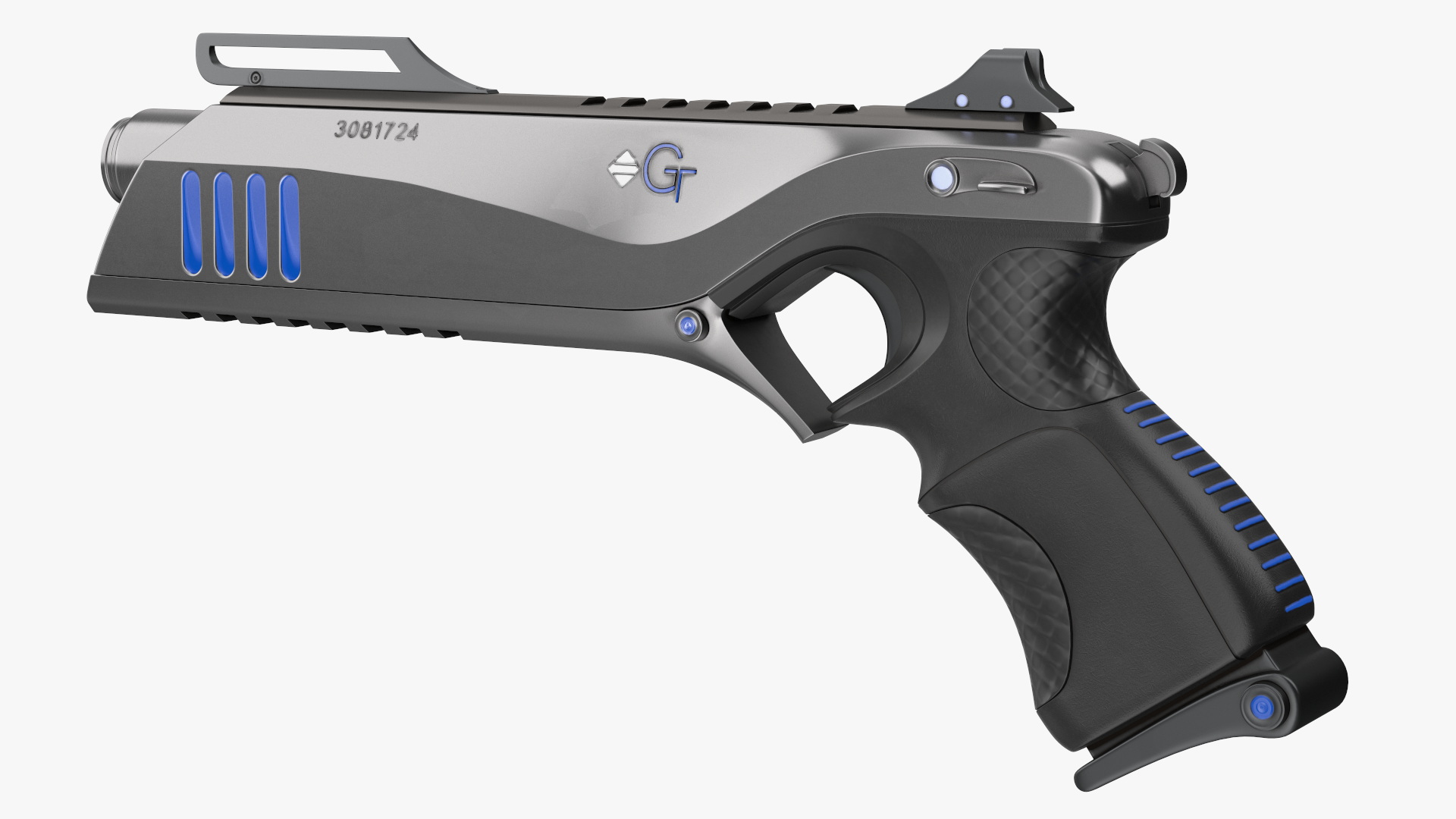 Futuristic Sci Fi Pistol 3D model
