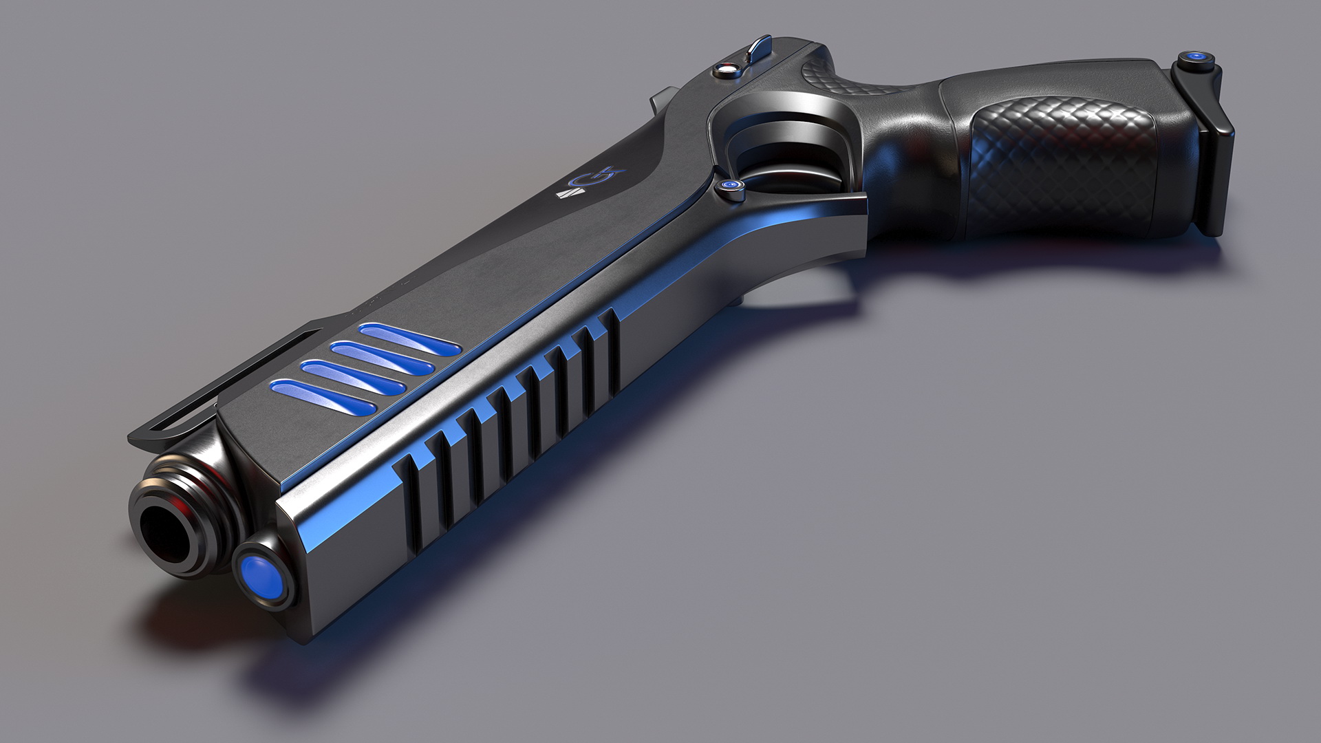 Futuristic Sci Fi Pistol 3D model