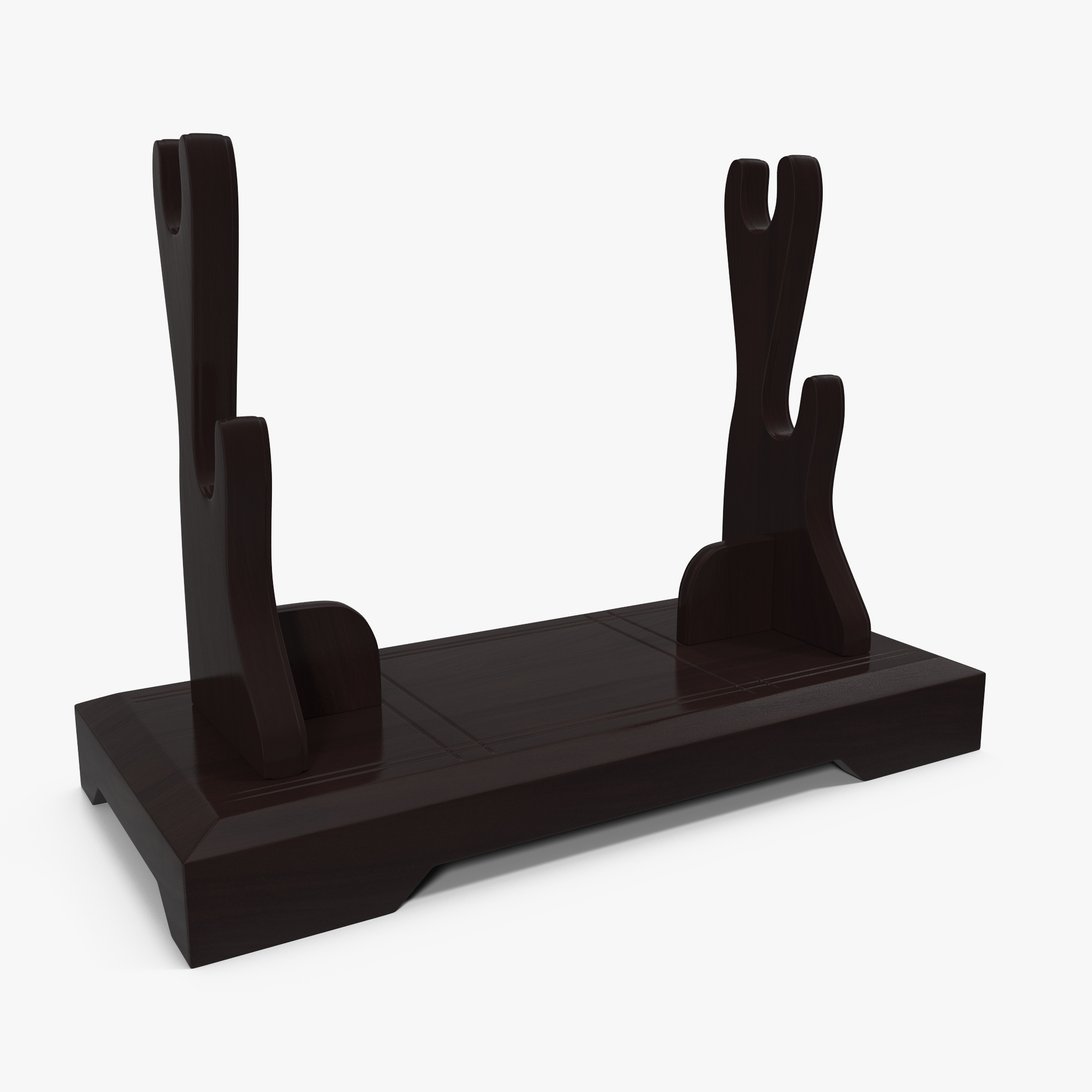 Double Sword Stand 3D Model