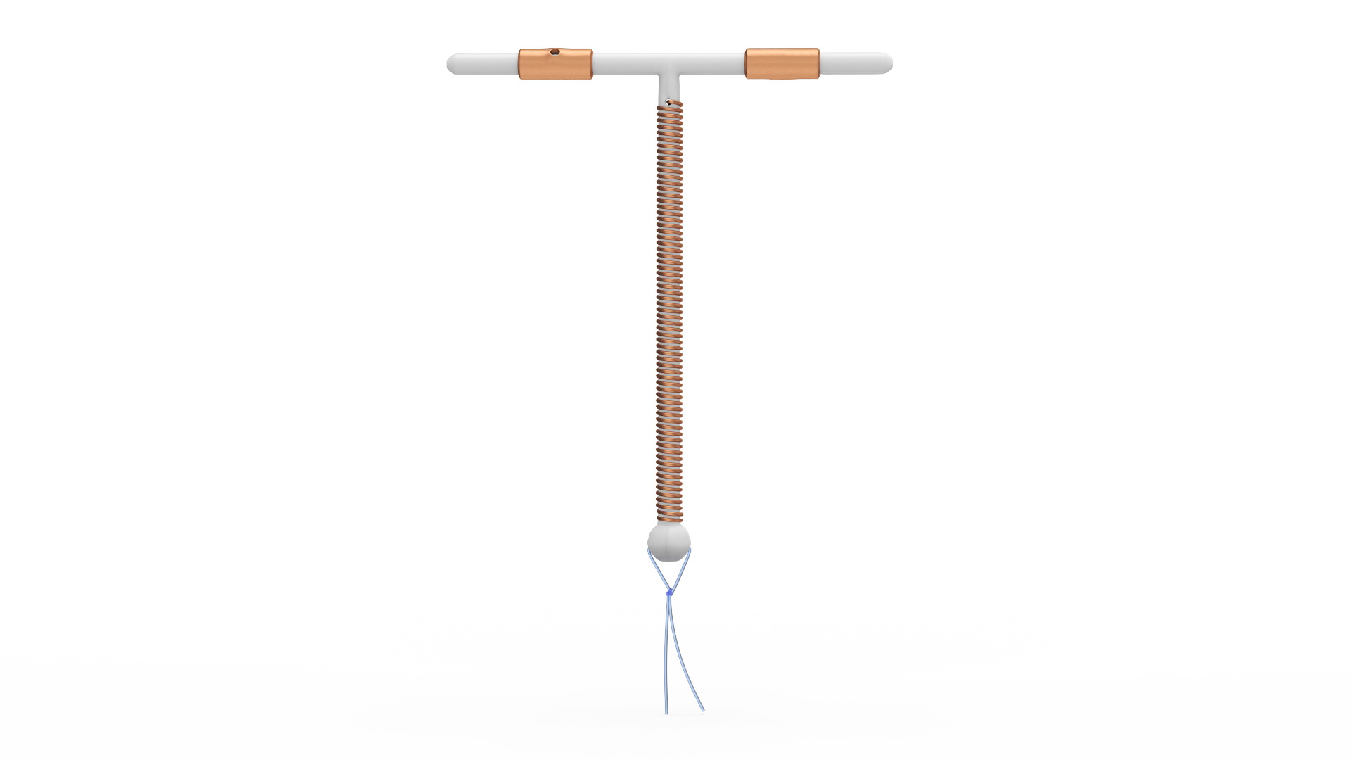 Copper Intrauterine Device T-IUD 3D