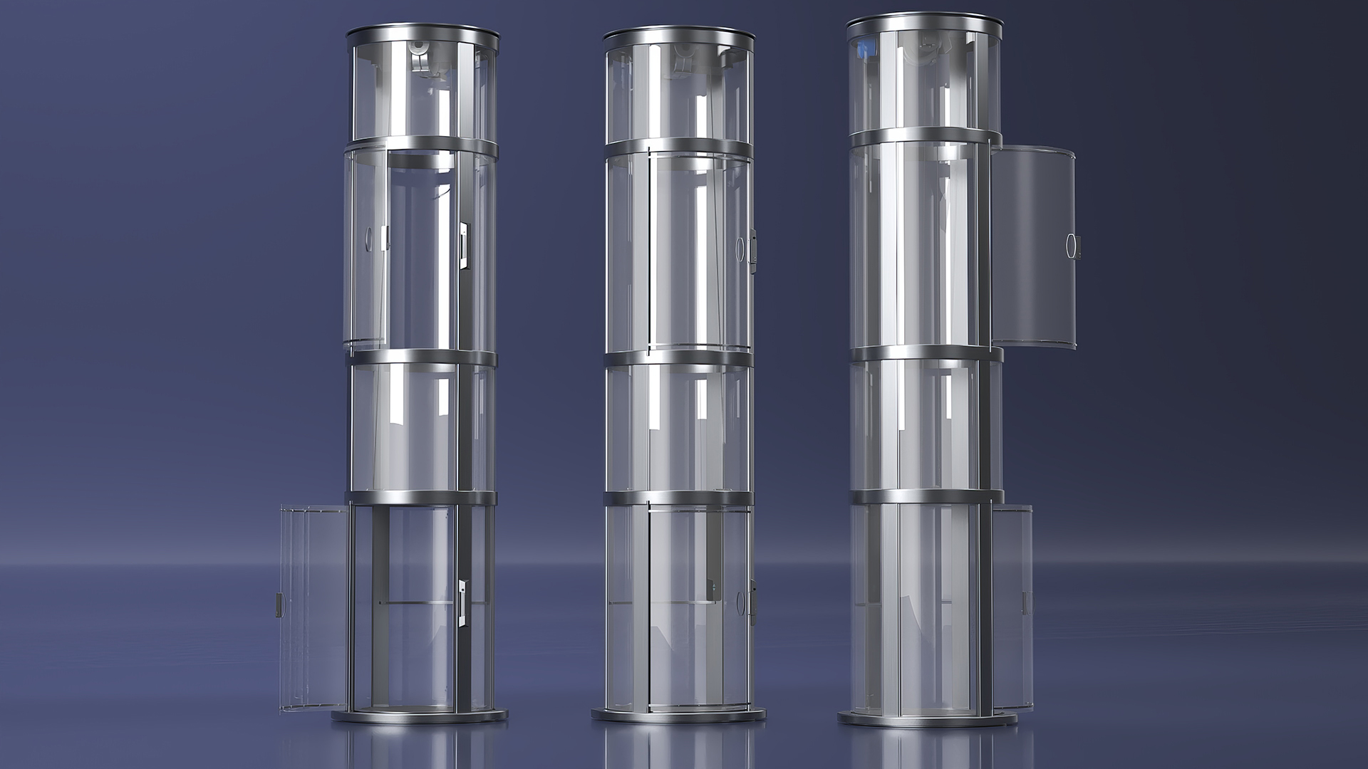 3D model Small Glass Elevator