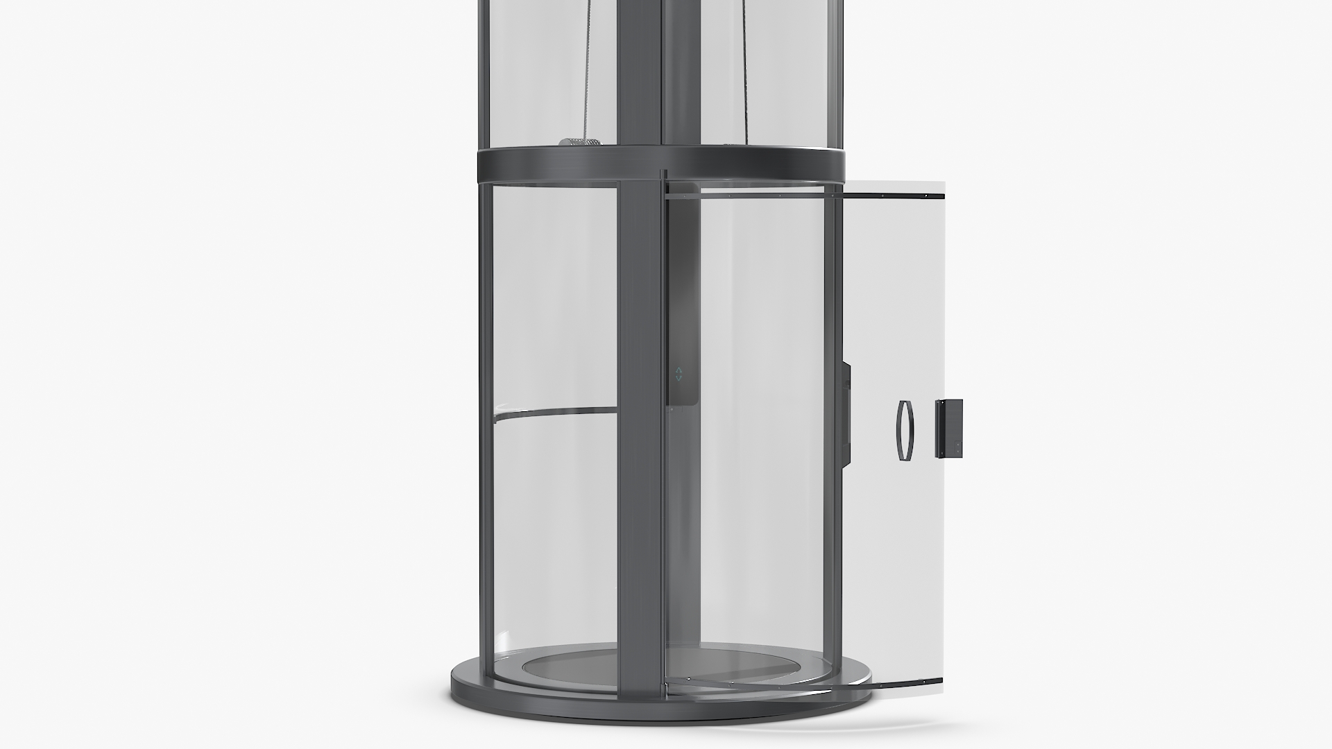 3D model Small Glass Elevator