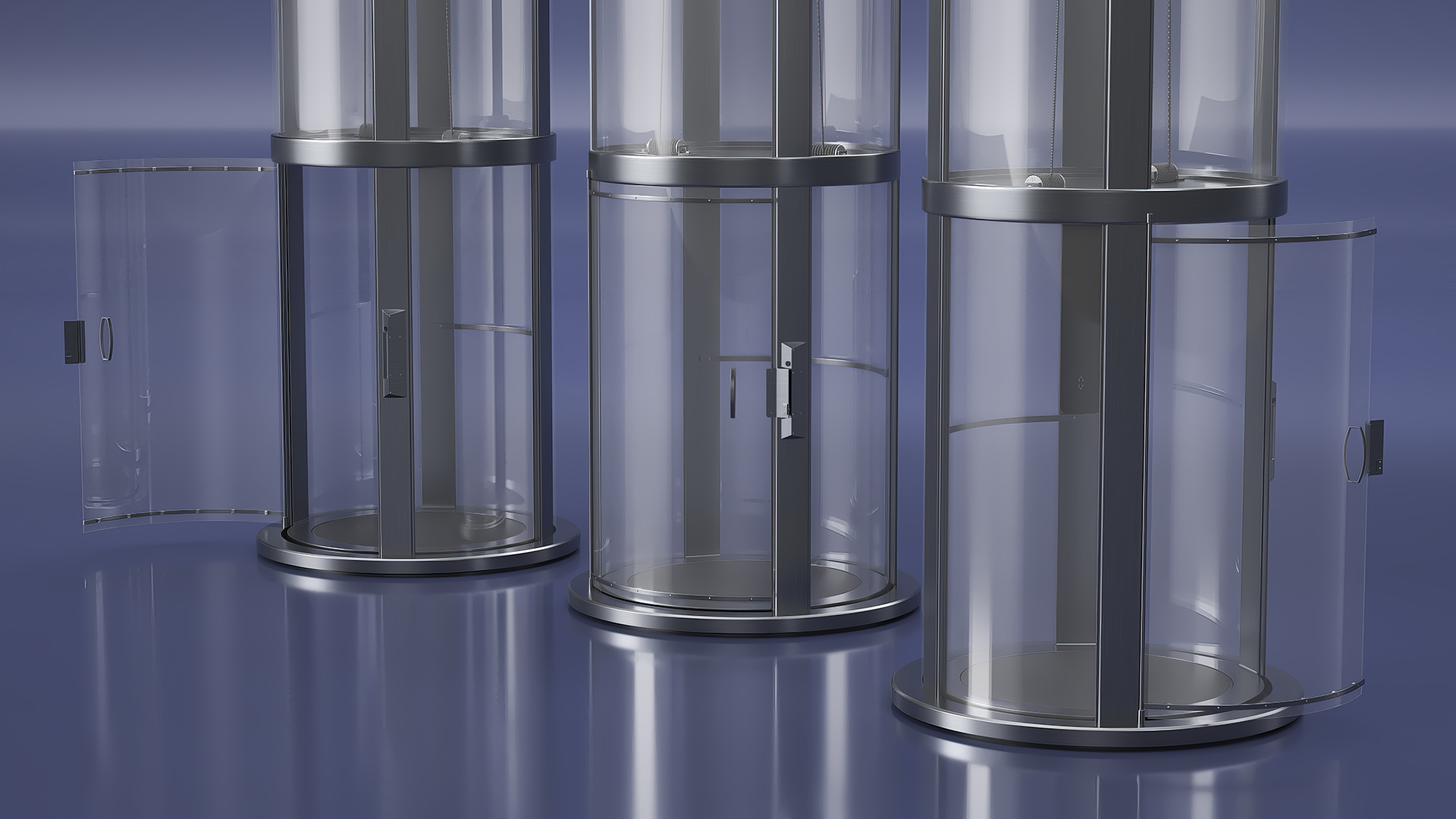 3D model Small Glass Elevator