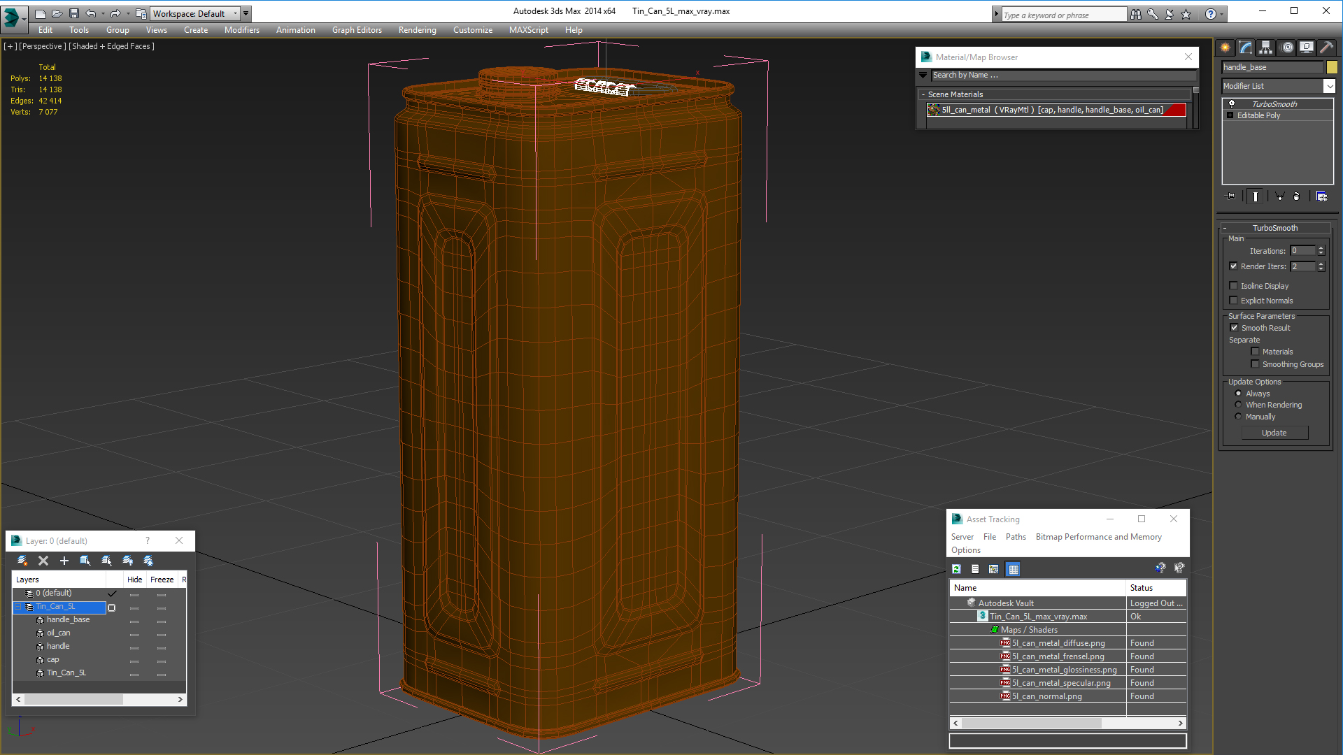 3D model Tin Can 5L