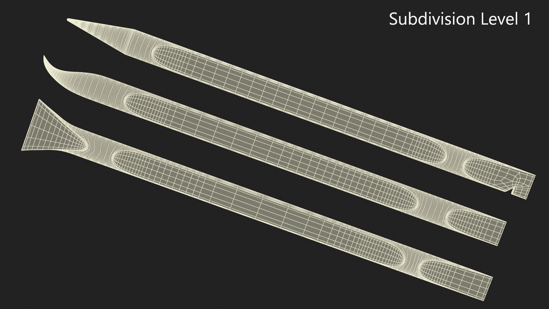 3D model Nylon Plastic Spudger Set