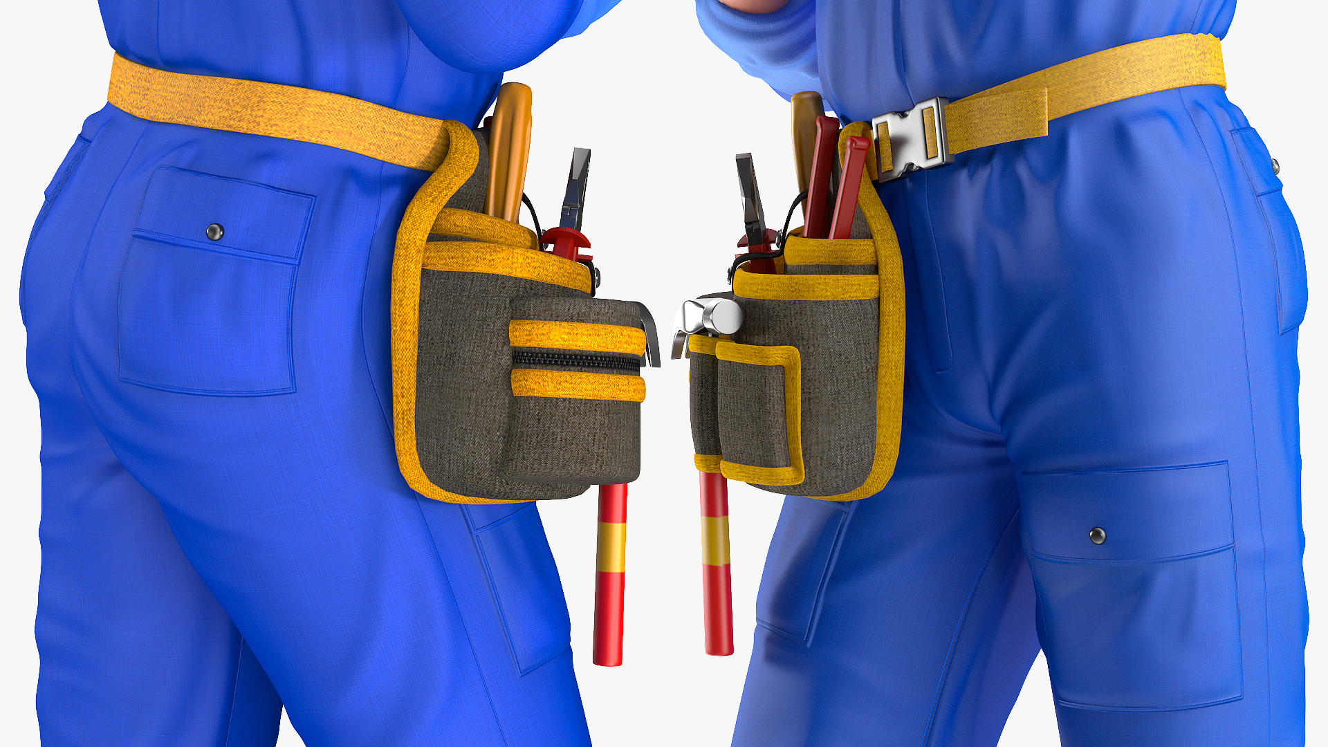 3D model Electrician Thinking