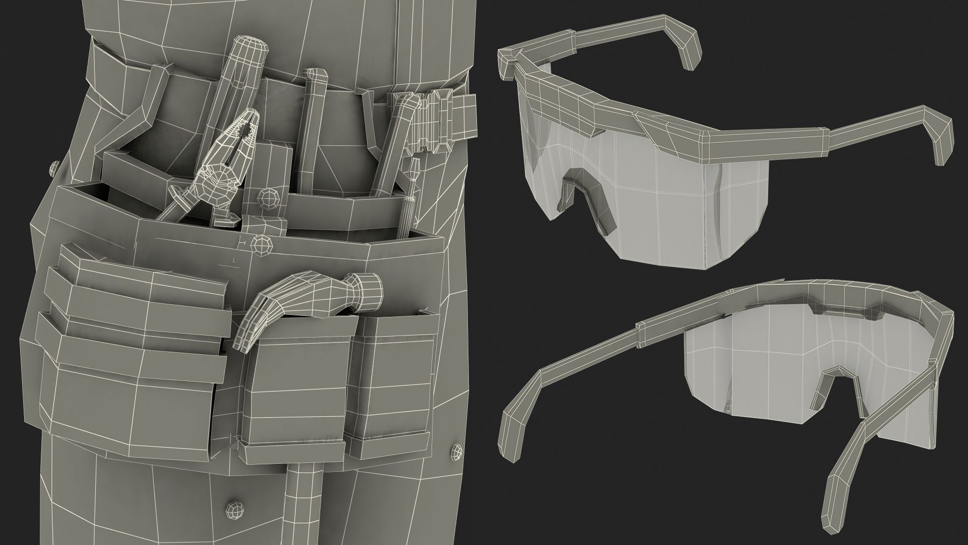 3D model Electrician Thinking