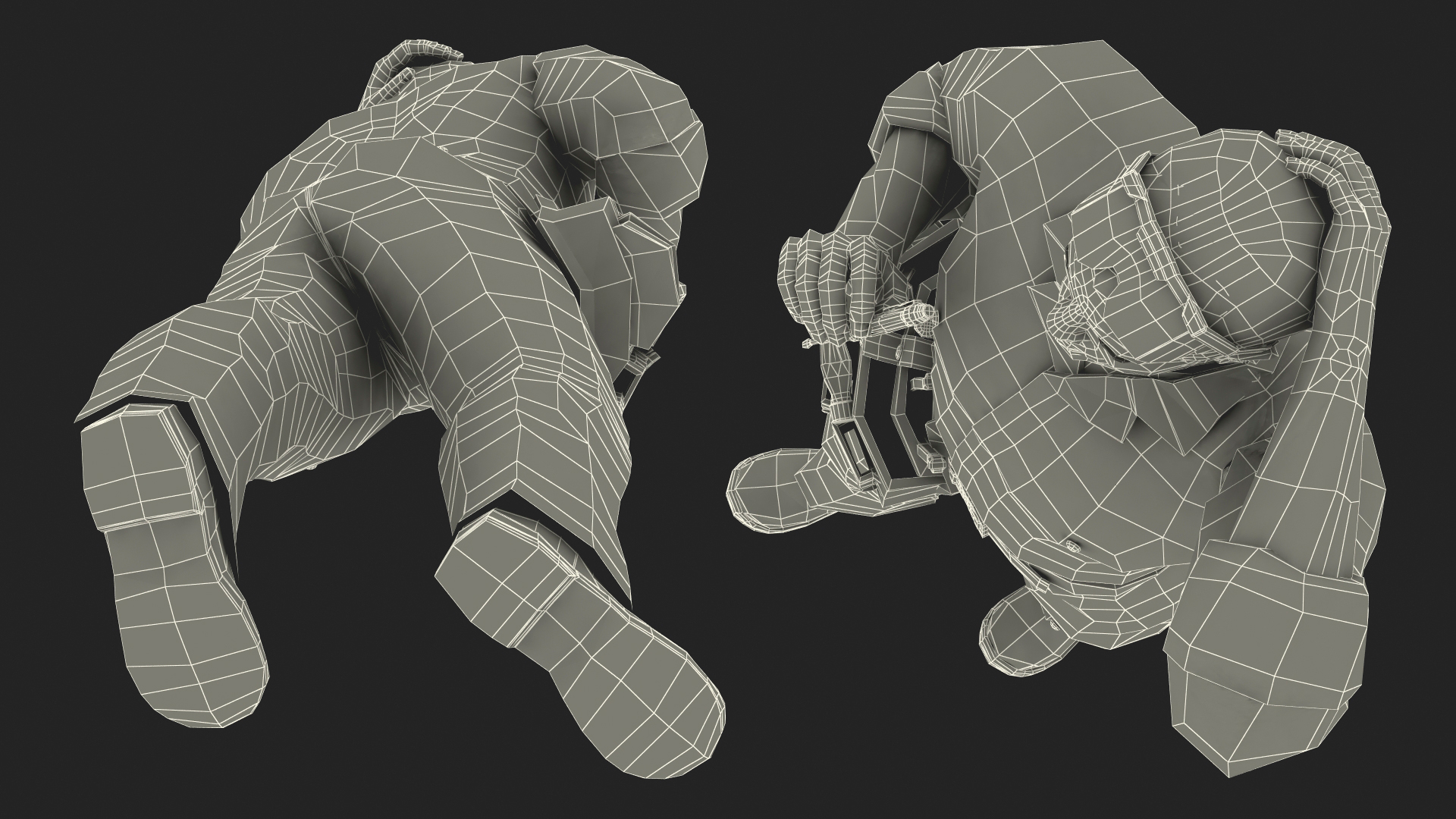 3D model Electrician Thinking
