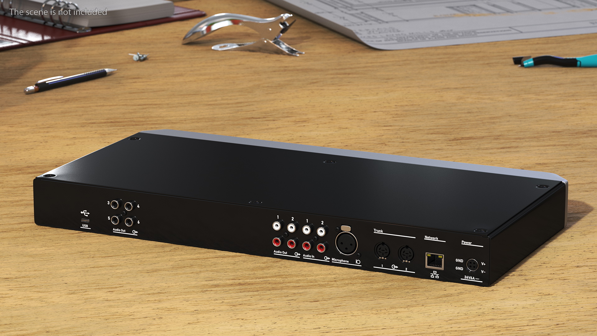 3D Conference System Control Unit with Microphone