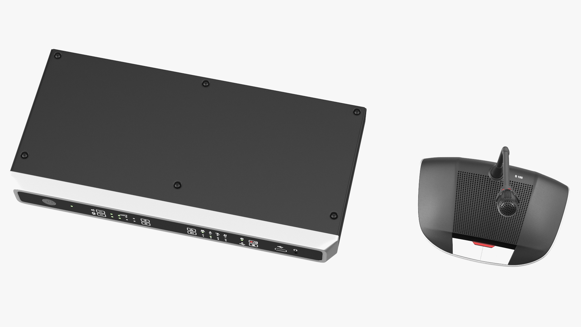 3D Conference System Control Unit with Microphone