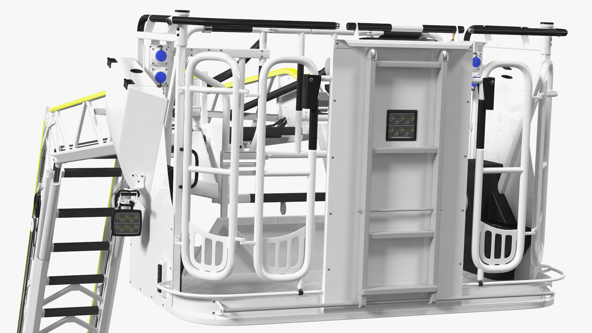 3D model Fire Truck Ready Position