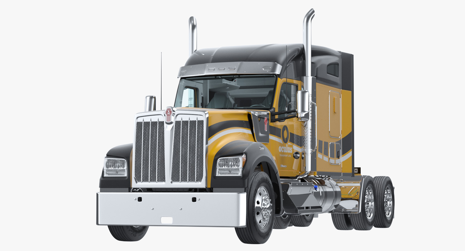 3D Kenworth W990 model