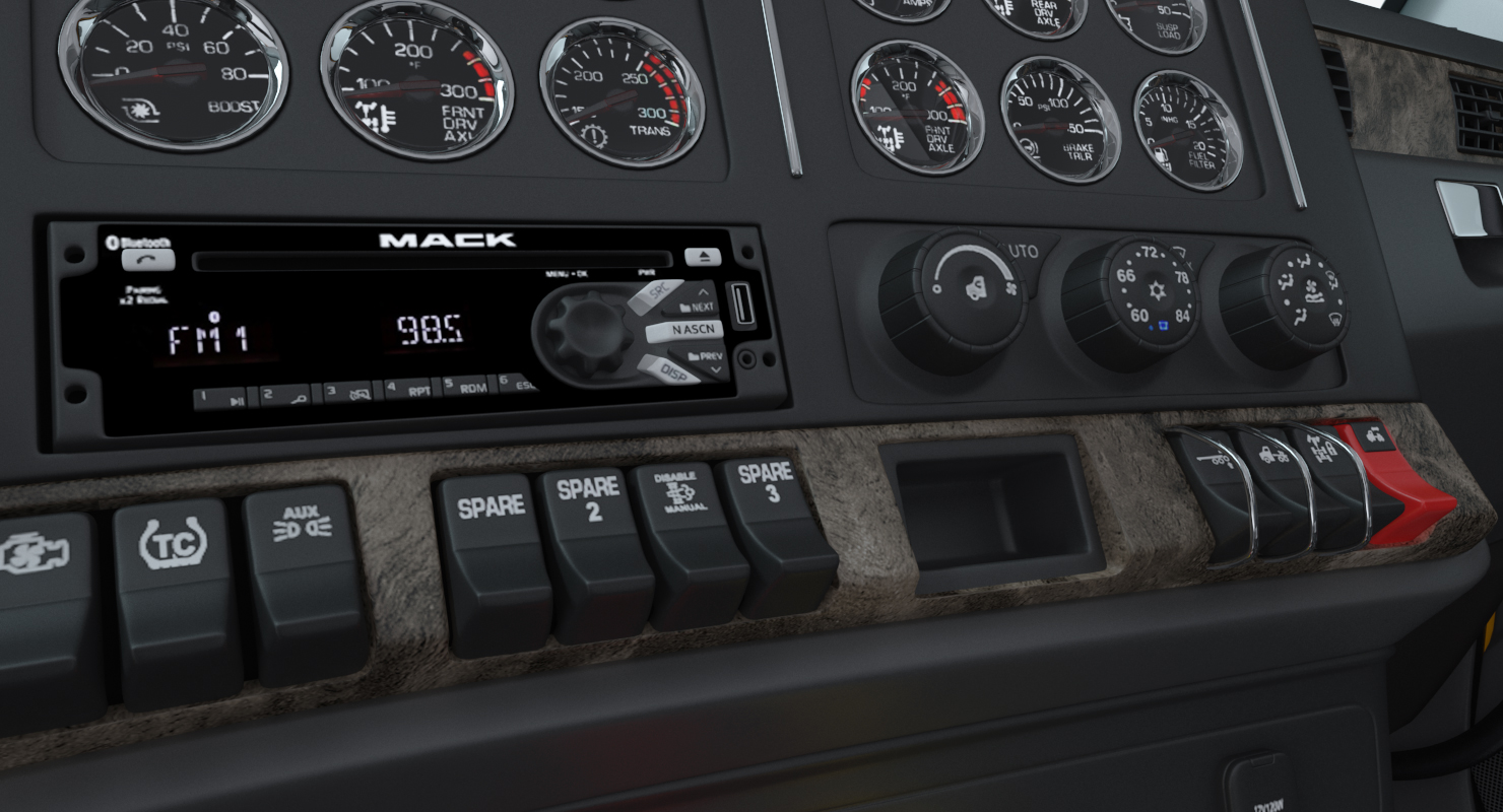 3D Kenworth W990 model