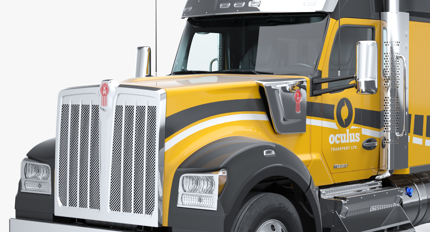 3D Kenworth W990 model