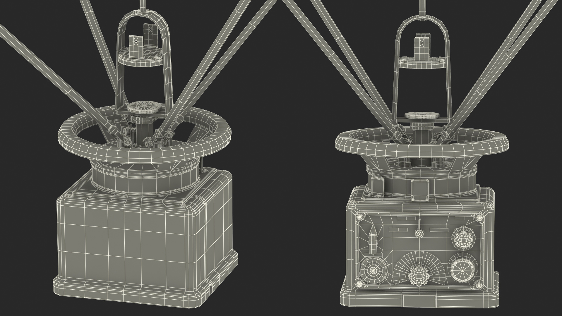 3D model Radio Direction Finder Antenna