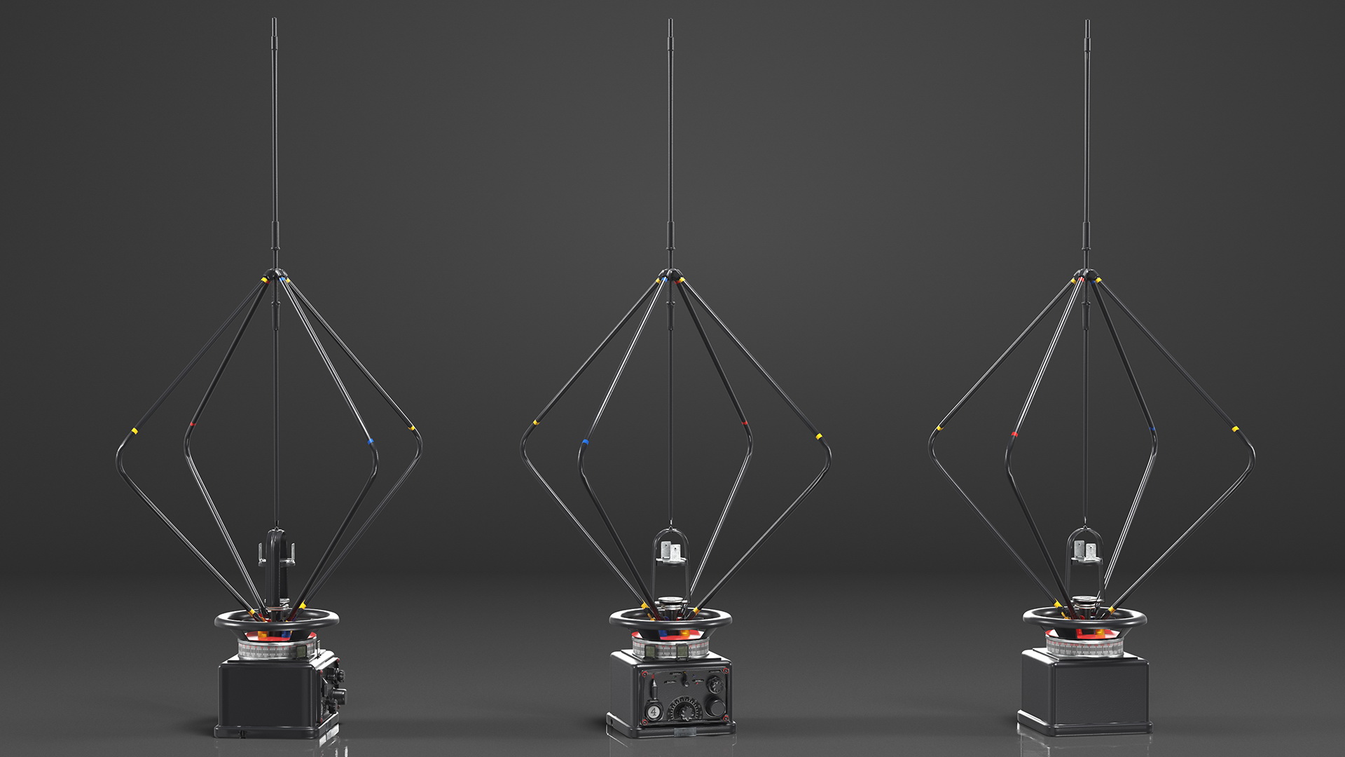 3D model Radio Direction Finder Antenna