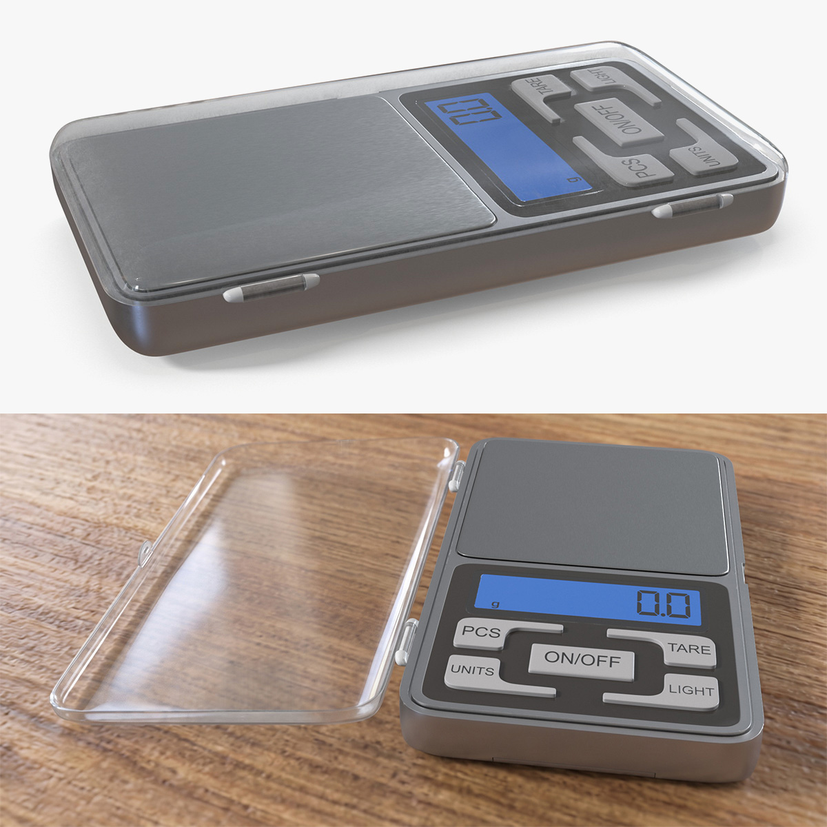 Gram Scales 3D model preview