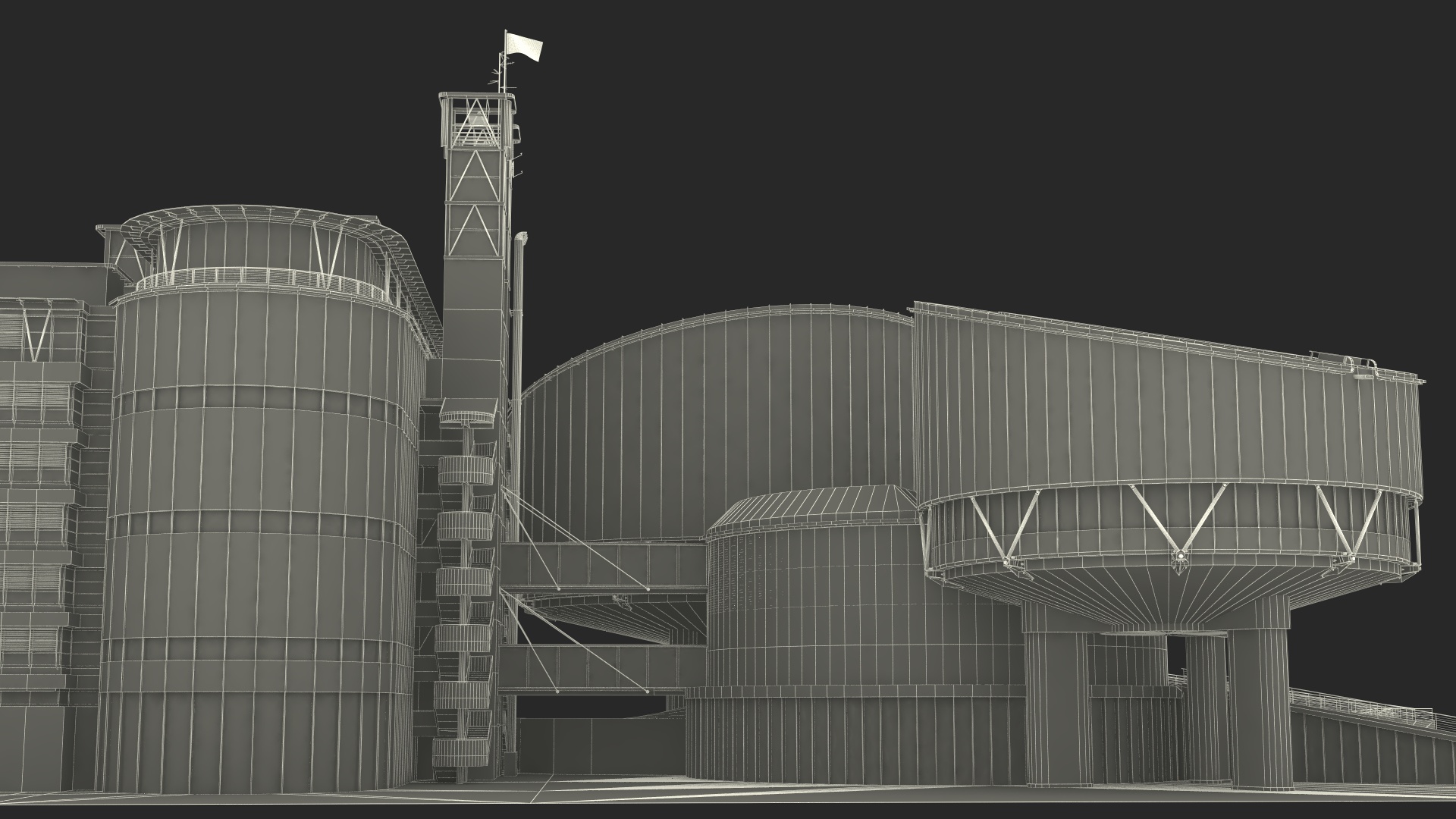 European Court of Human Rights Building 3D model