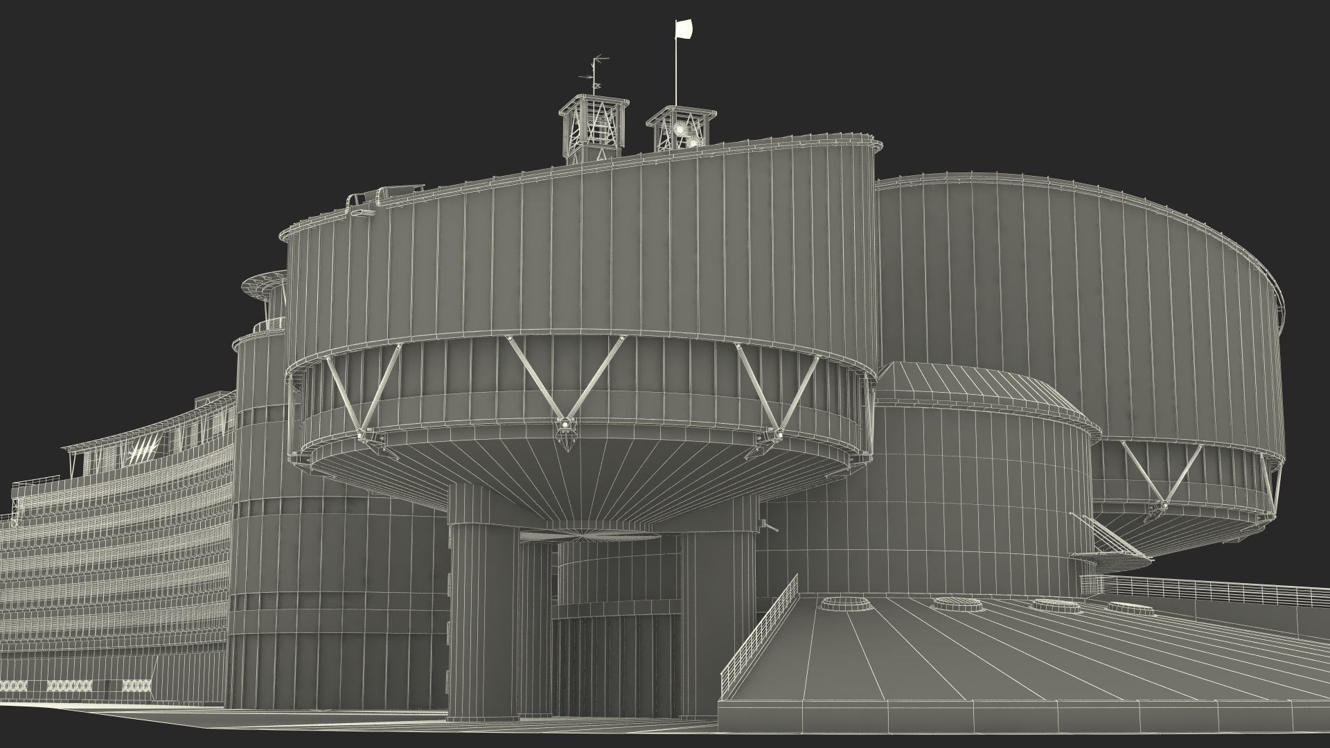 European Court of Human Rights Building 3D model
