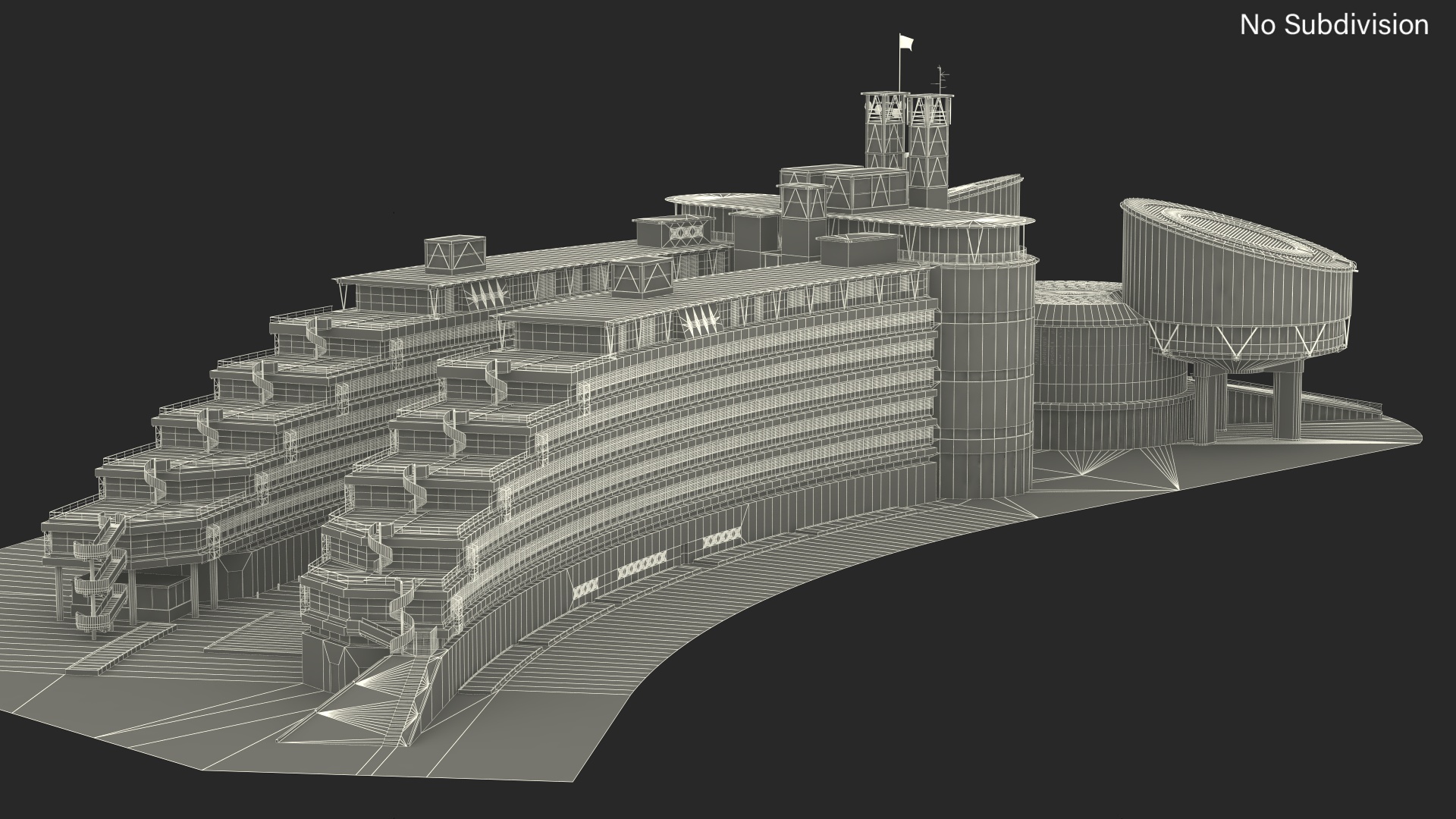 European Court of Human Rights Building 3D model