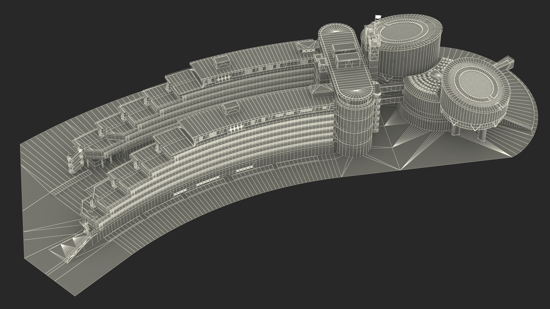 European Court of Human Rights Building 3D model