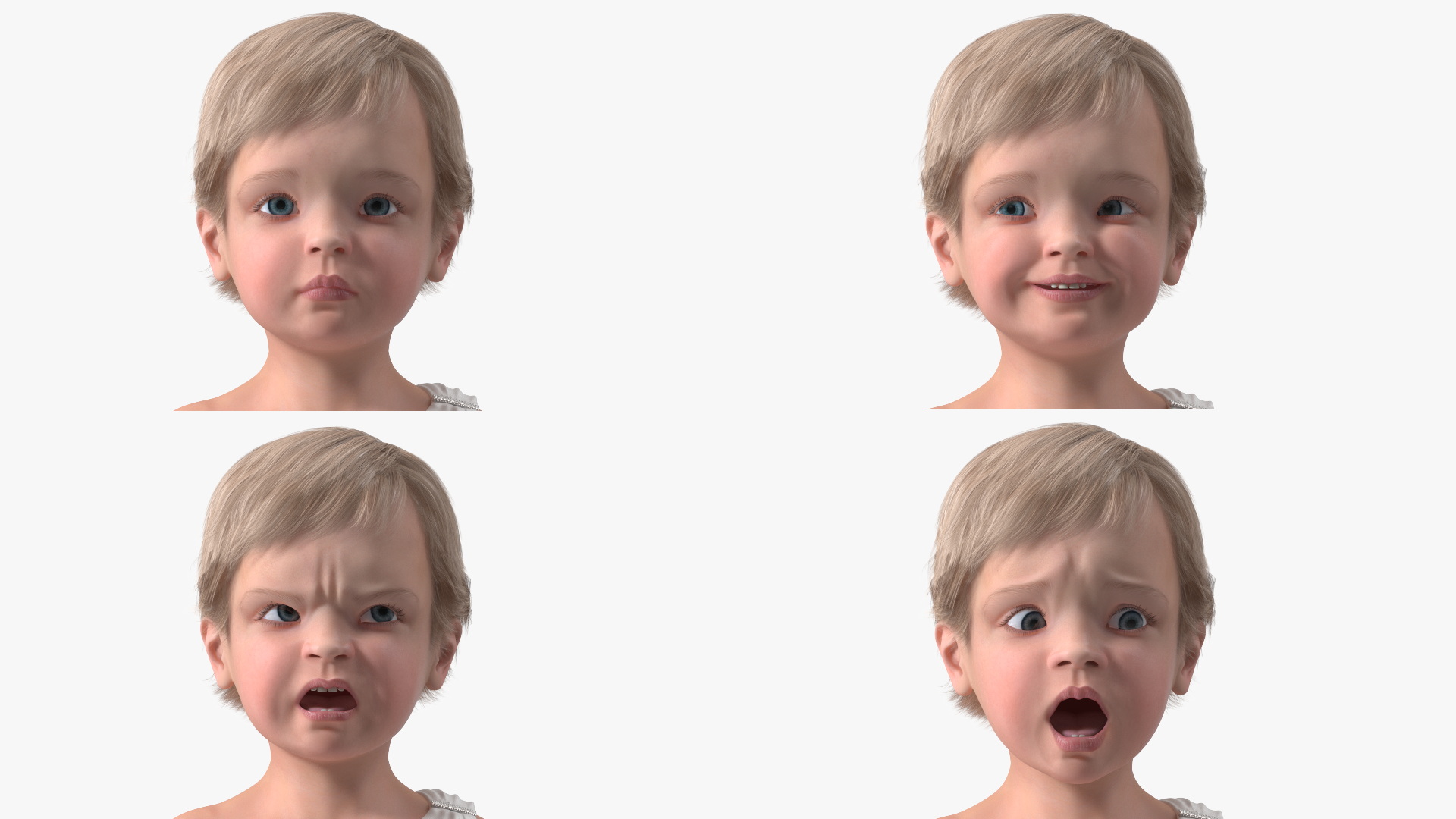 Baby Cupid Rigged 3D