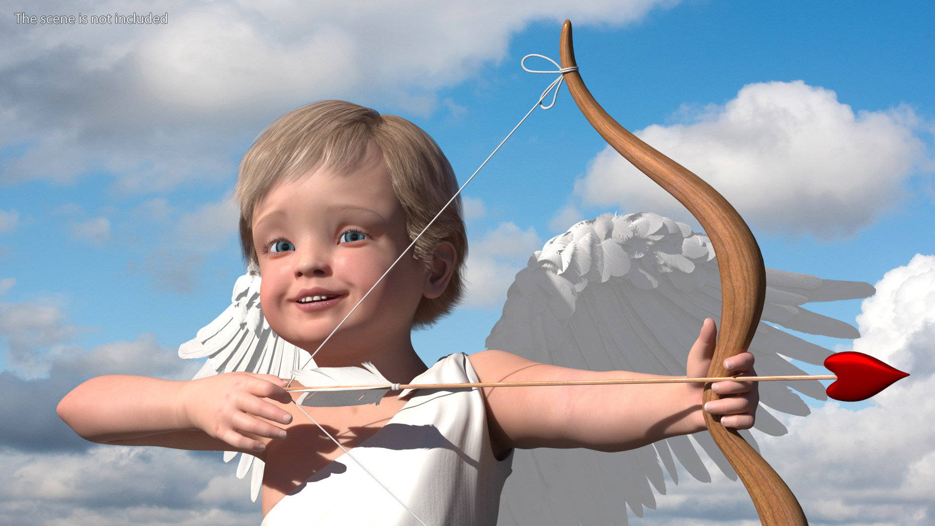 Baby Cupid Rigged 3D