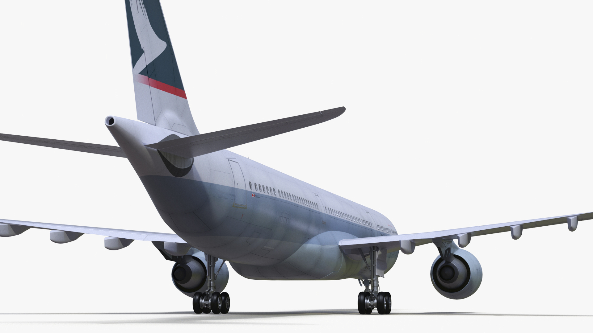 Cathay Pacific Airbus A330-300 Rigged 3D