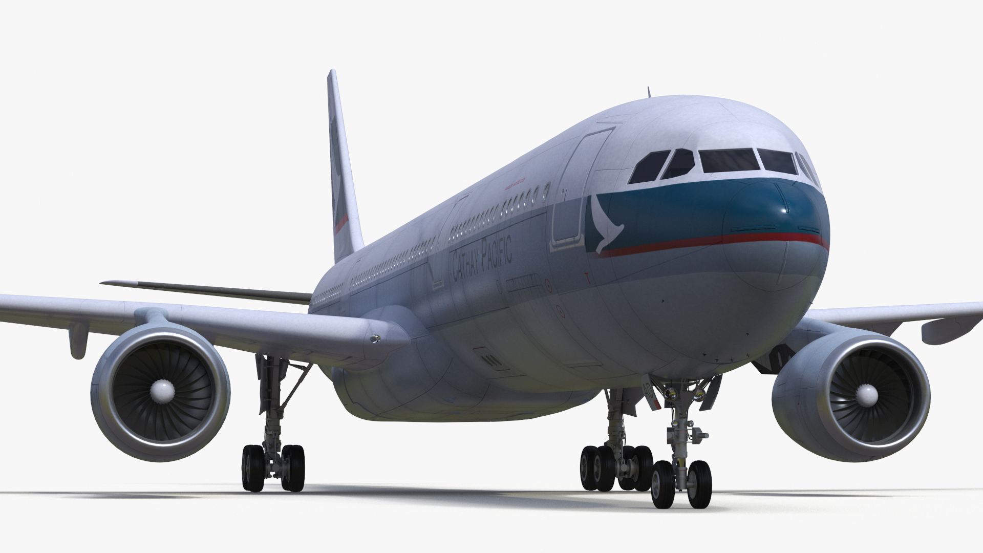 Cathay Pacific Airbus A330-300 Rigged 3D
