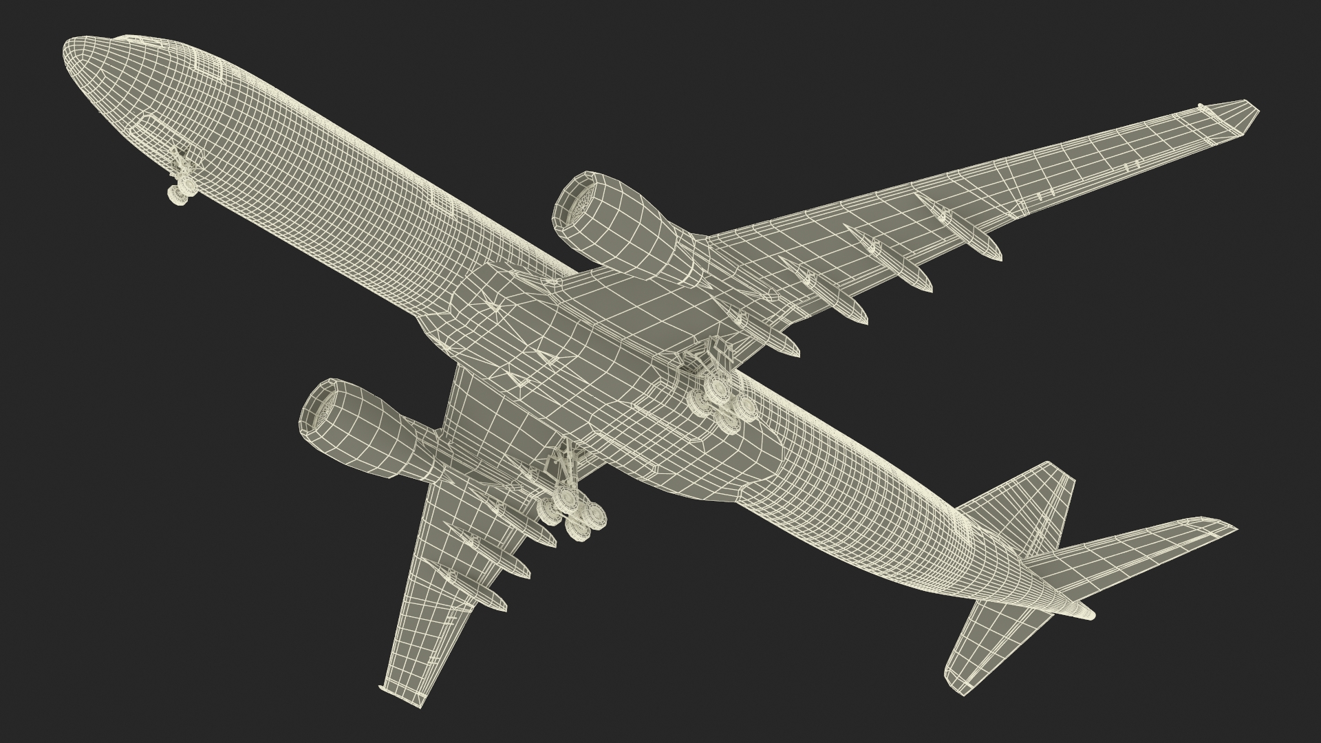 Cathay Pacific Airbus A330-300 Rigged 3D