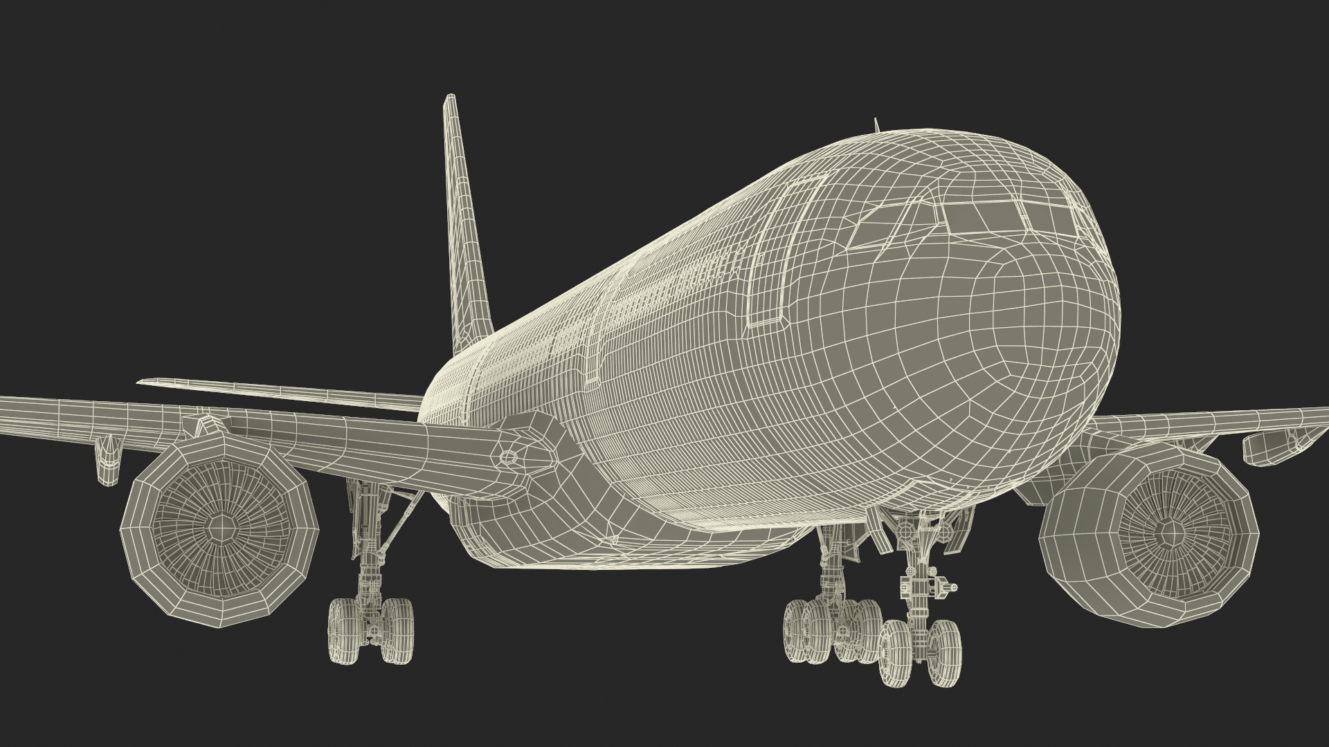 Cathay Pacific Airbus A330-300 Rigged 3D