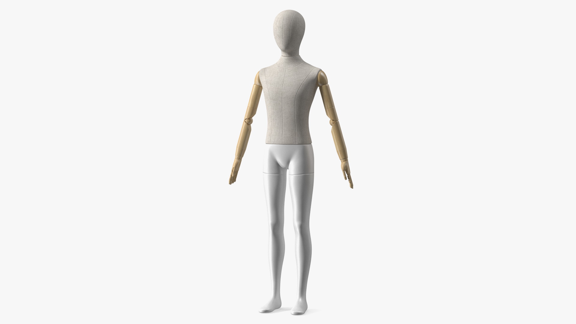 Flexible Child Mannequin Neutral Pose 3D