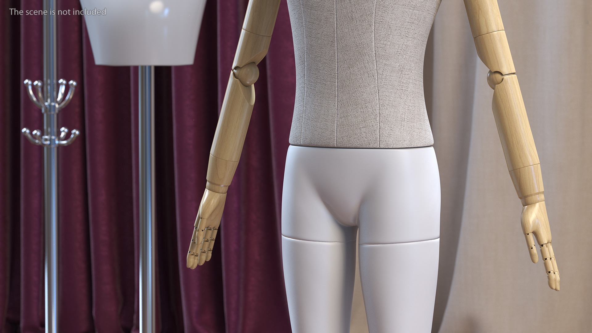 Flexible Child Mannequin Neutral Pose 3D