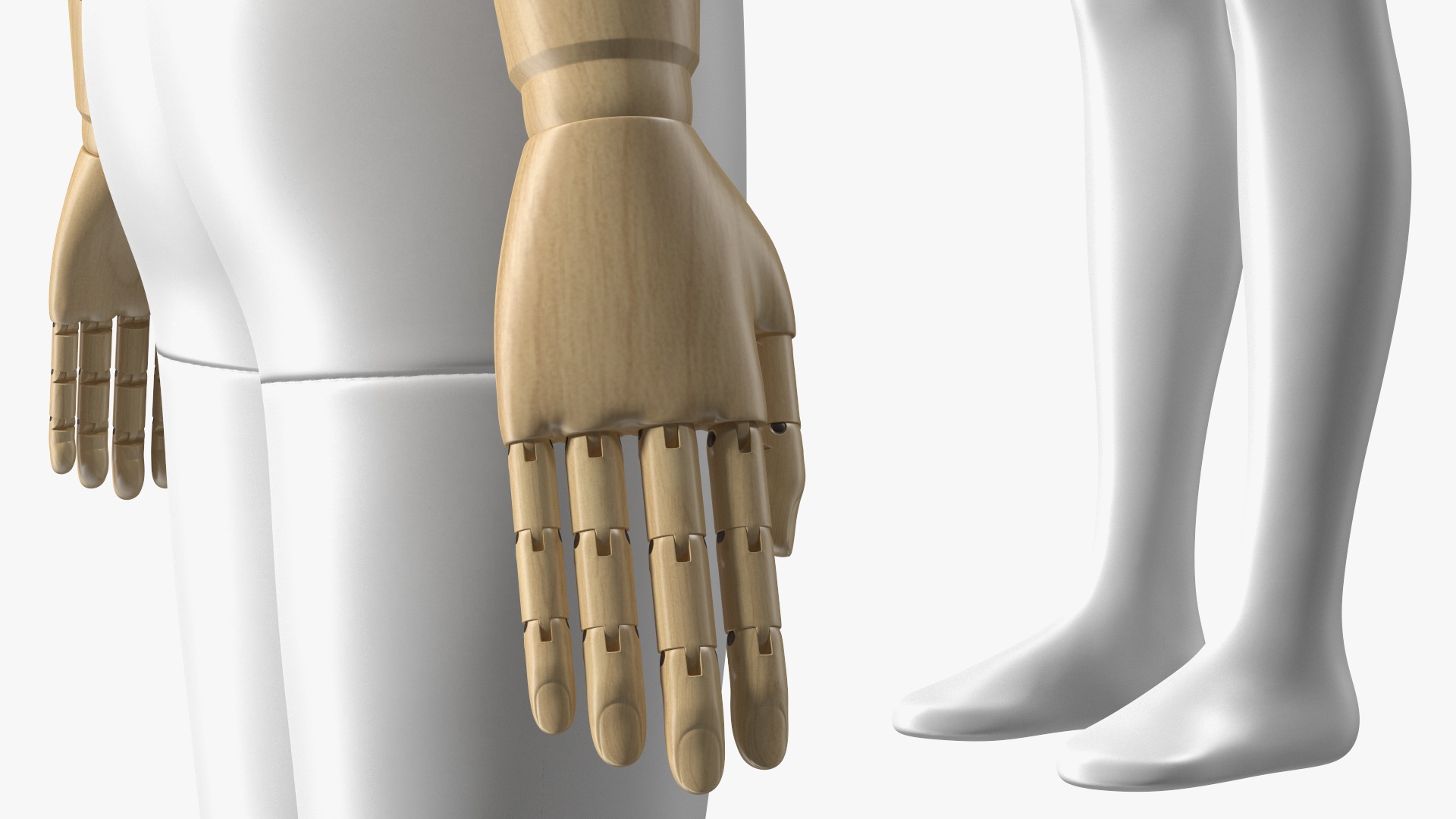 Flexible Child Mannequin Neutral Pose 3D
