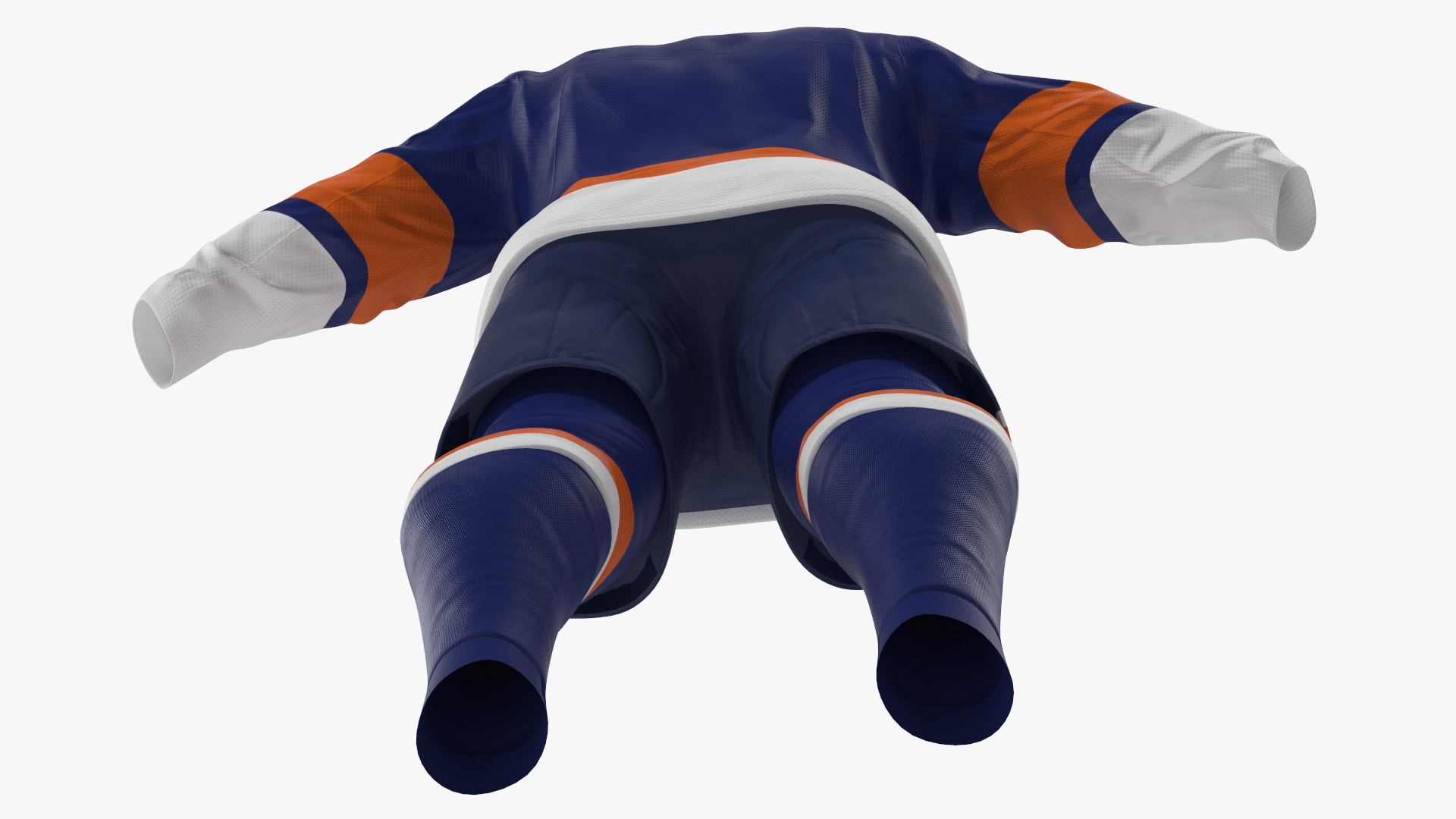 Hockey Clothes Blue 3D model