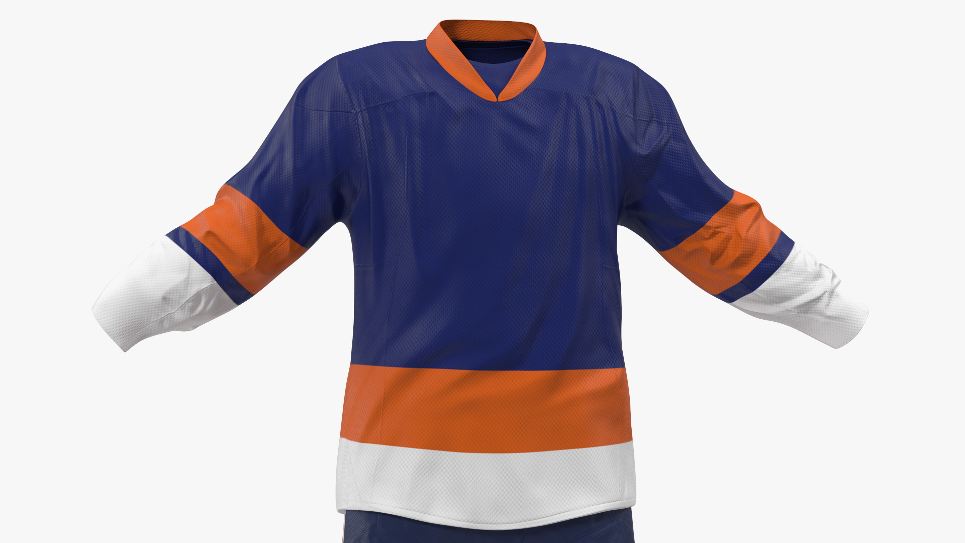Hockey Clothes Blue 3D model