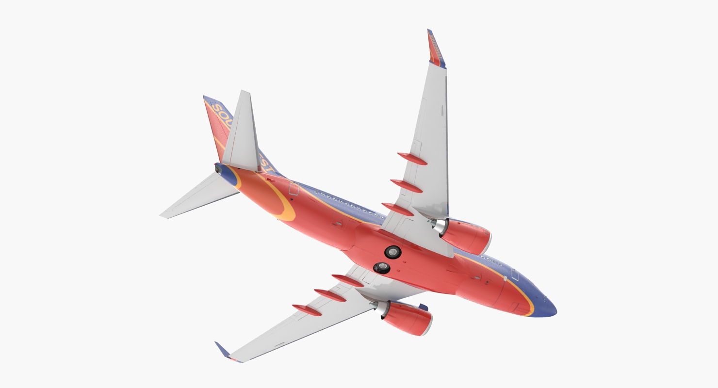 Boeing 737 600 with Interior Southwest Airlines 3D