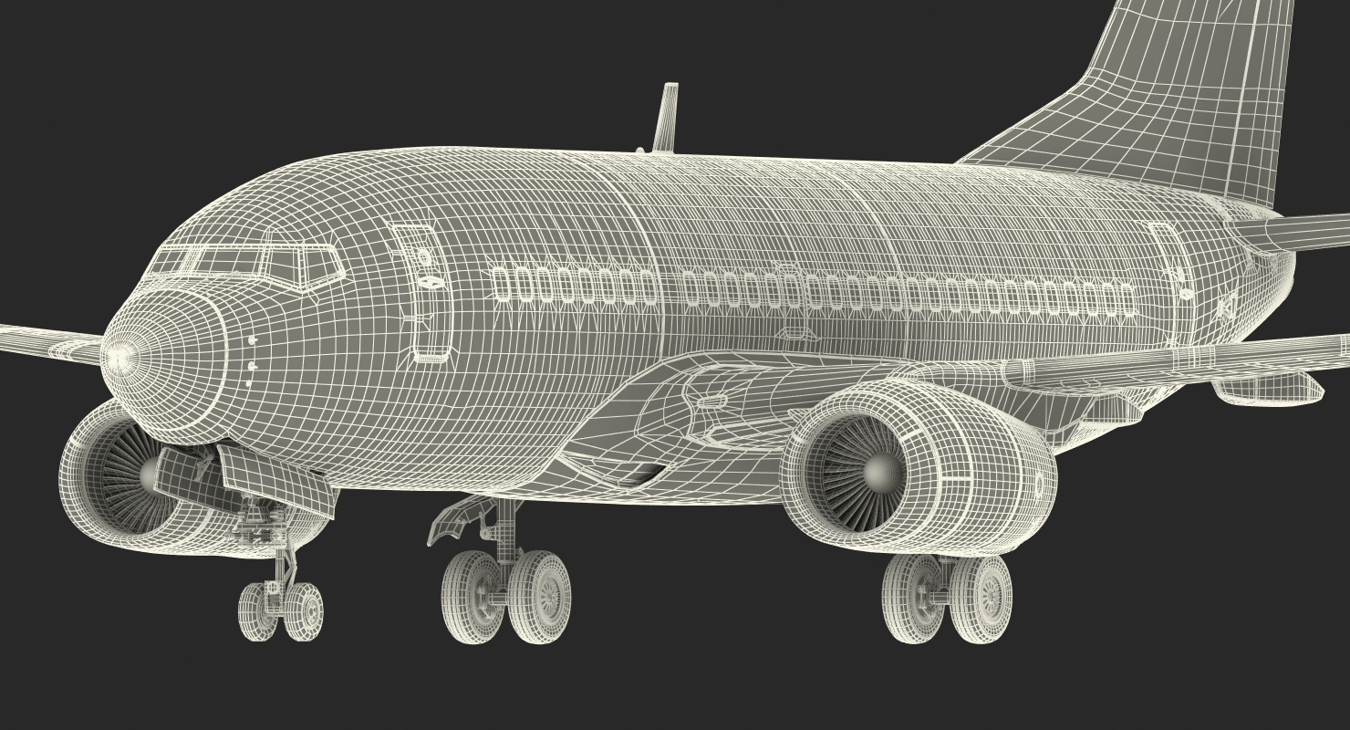 Boeing 737 600 with Interior Southwest Airlines 3D