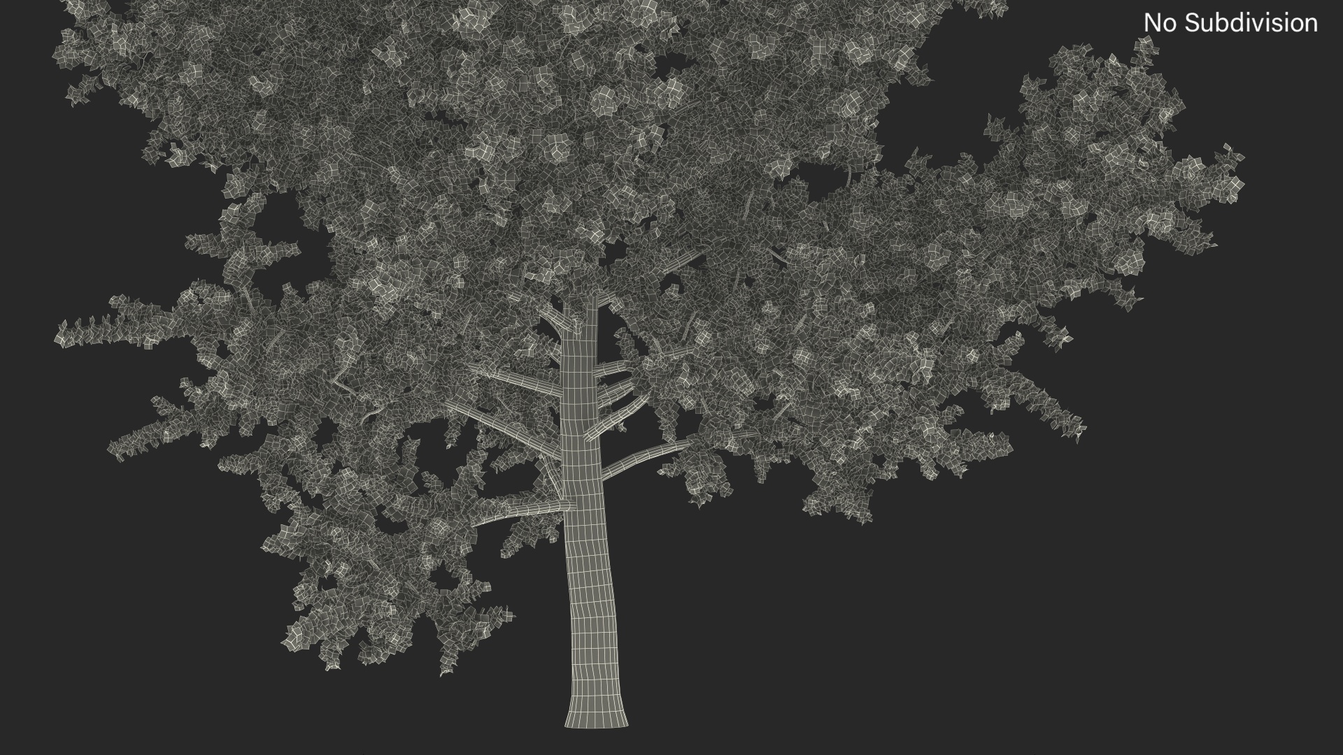 3D model Autumn Yellow Poplar Tree