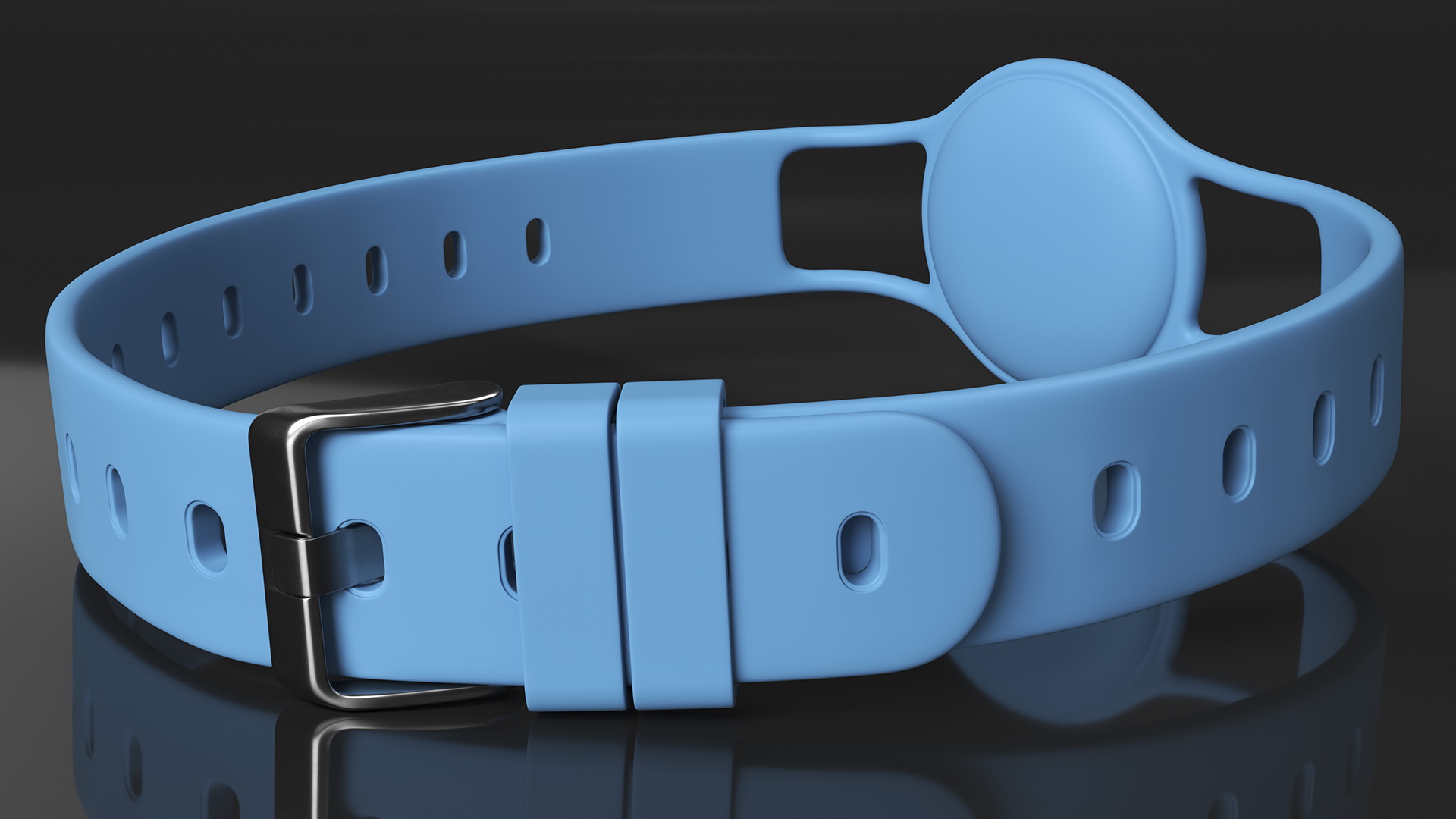 3D Jack Russell Terrier with Apple Dog Tracker model