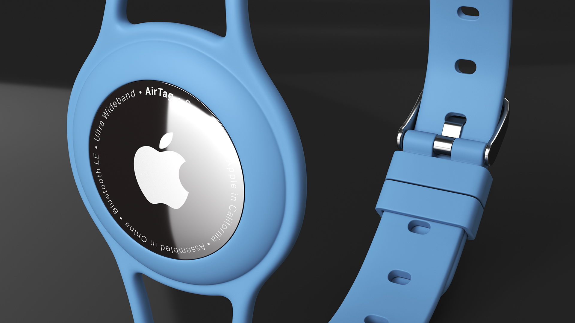 3D Jack Russell Terrier with Apple Dog Tracker model