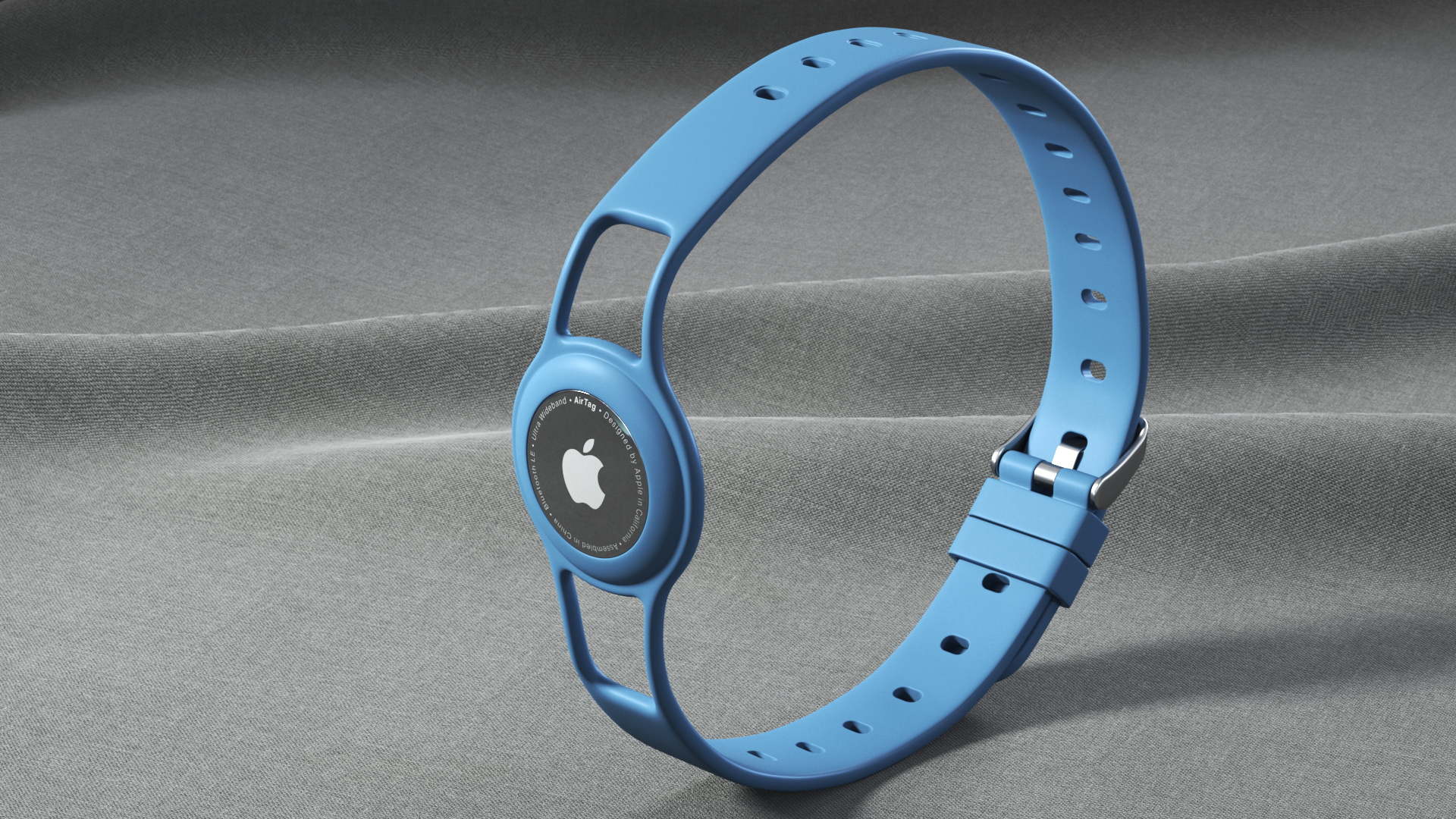 3D Jack Russell Terrier with Apple Dog Tracker model
