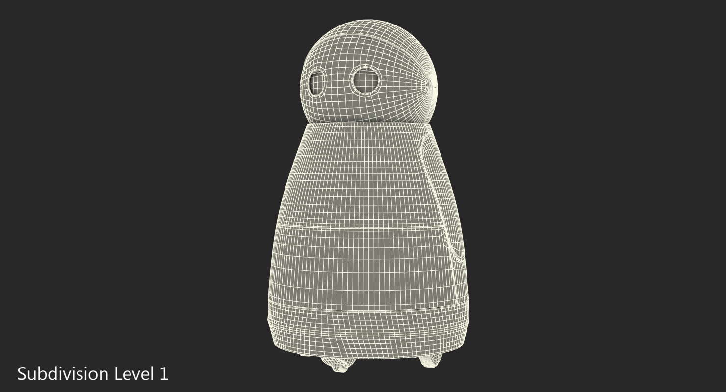 3D model Kuri Home Robot