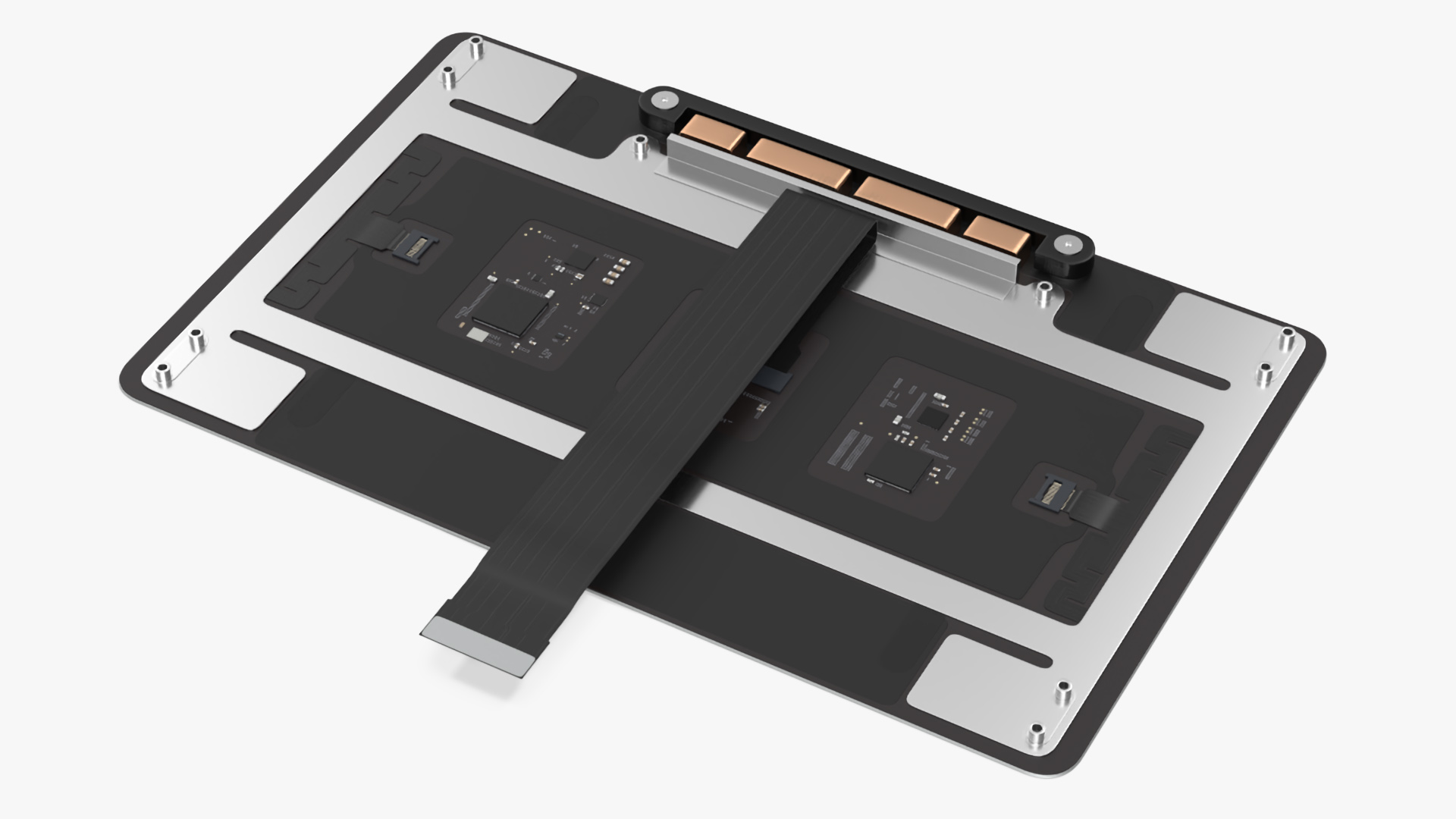 3D model Disassembled Laptop Parts