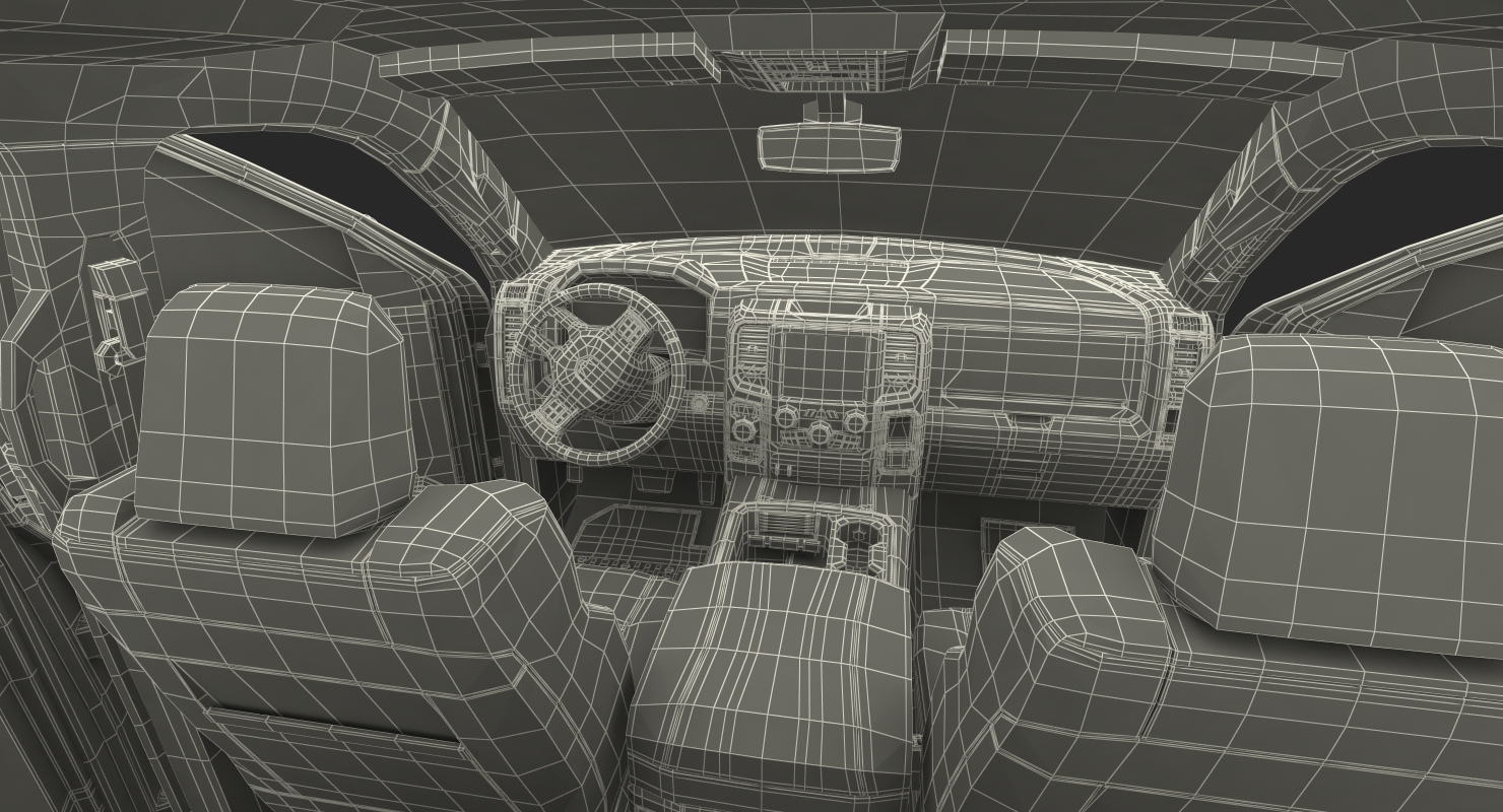 3D Carwash System Fastrak Touch Free with Pickup Truck Rigged model