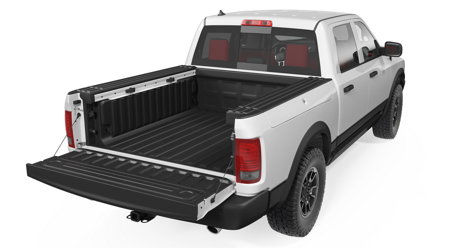 3D Carwash System Fastrak Touch Free with Pickup Truck Rigged model