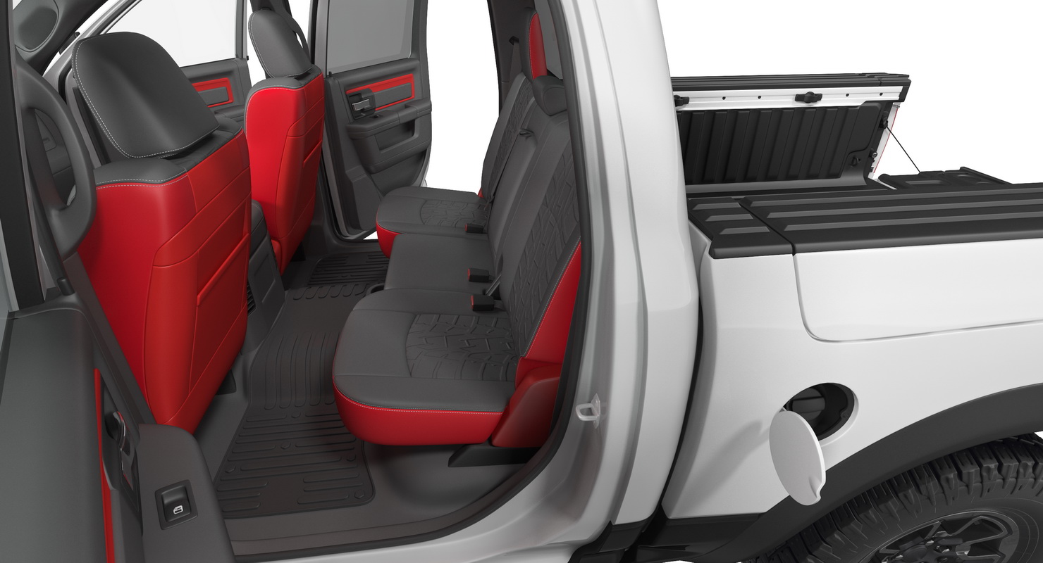 3D Carwash System Fastrak Touch Free with Pickup Truck Rigged model