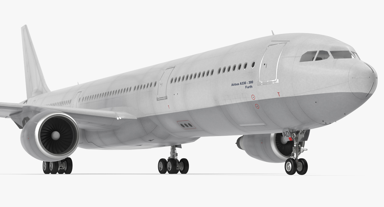 3D Jet Airliner Airbus A330 300 Generic